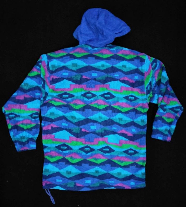 Japanese Brand PHENIX FLEECE MULTICOLOUR ZIPPER WITH HOODIE Size US M / EU 48-50 / 2 - 2 Thumbnail