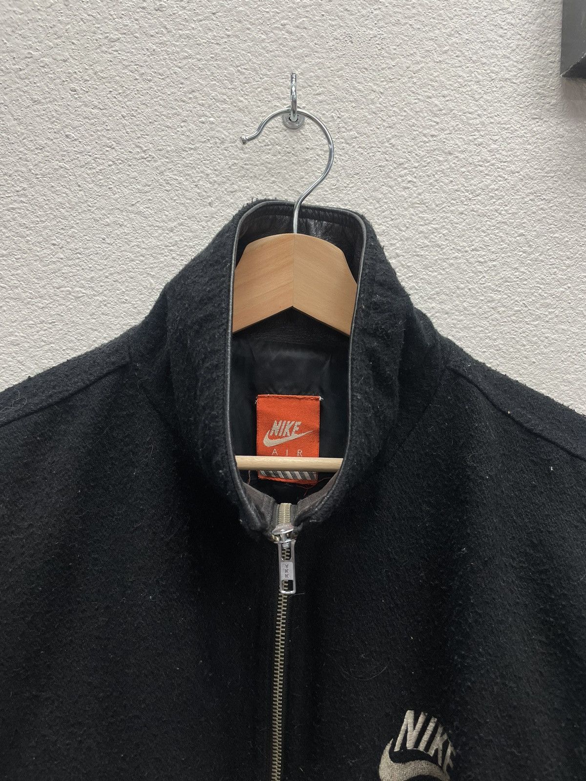 Nike × Vintage Vintage Nike Air Leather Jacket | Grailed Nike × Vintage Vintage Nike Air Leather Jacket | Grailed