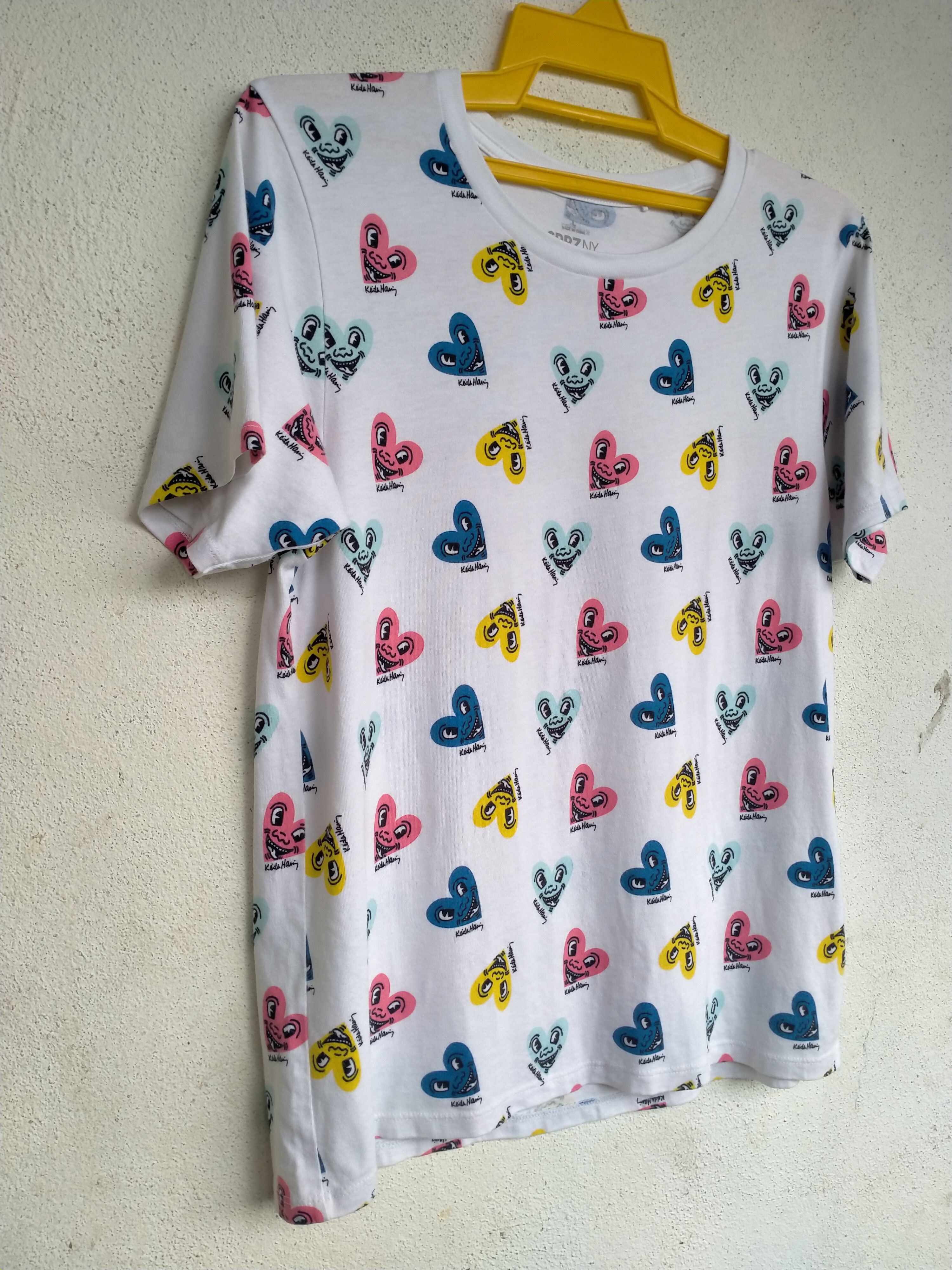 Japanese Brand × Keith Haring × Uniqlo Keith Haring X Uniqlo Overprint tee - woman Size L / US 10 / IT 46 - 2 Thumbnail