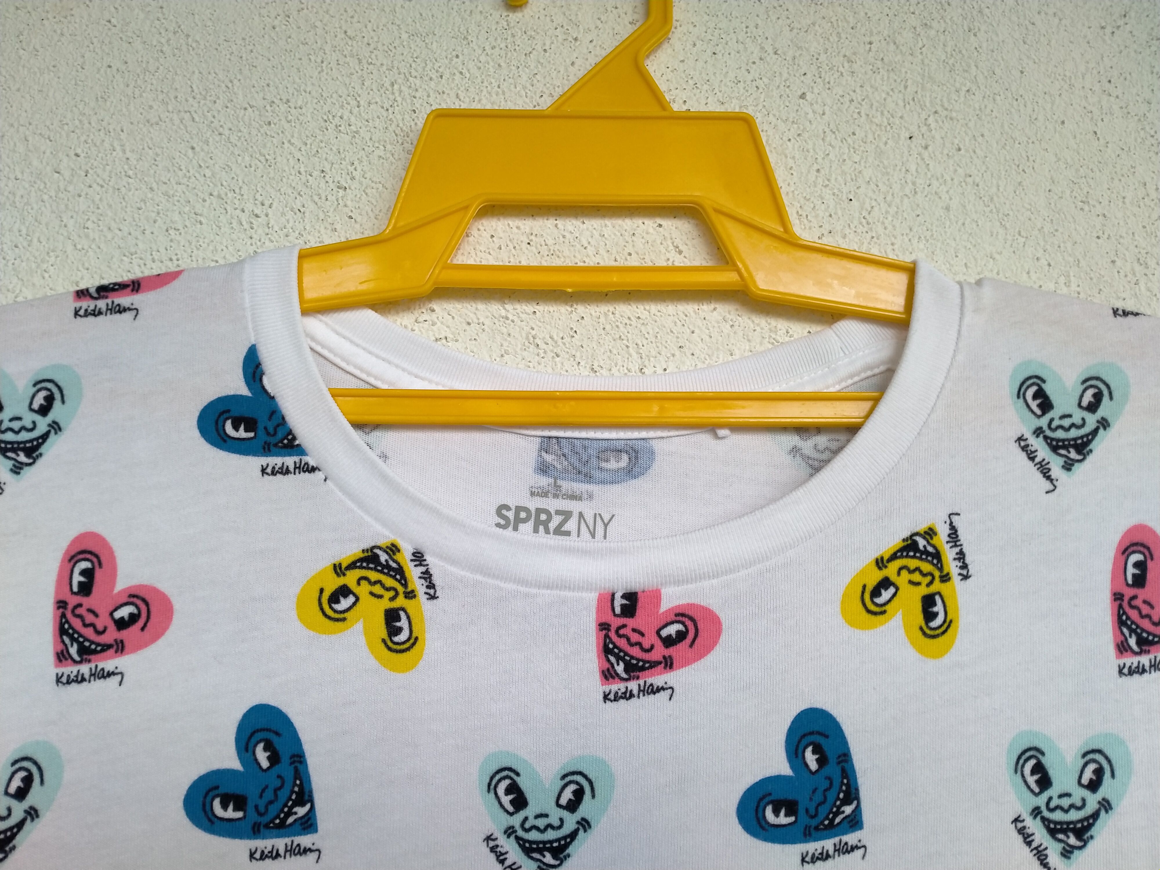 Japanese Brand × Keith Haring × Uniqlo Keith Haring X Uniqlo Overprint tee - woman Size L / US 10 / IT 46 - 4 Thumbnail