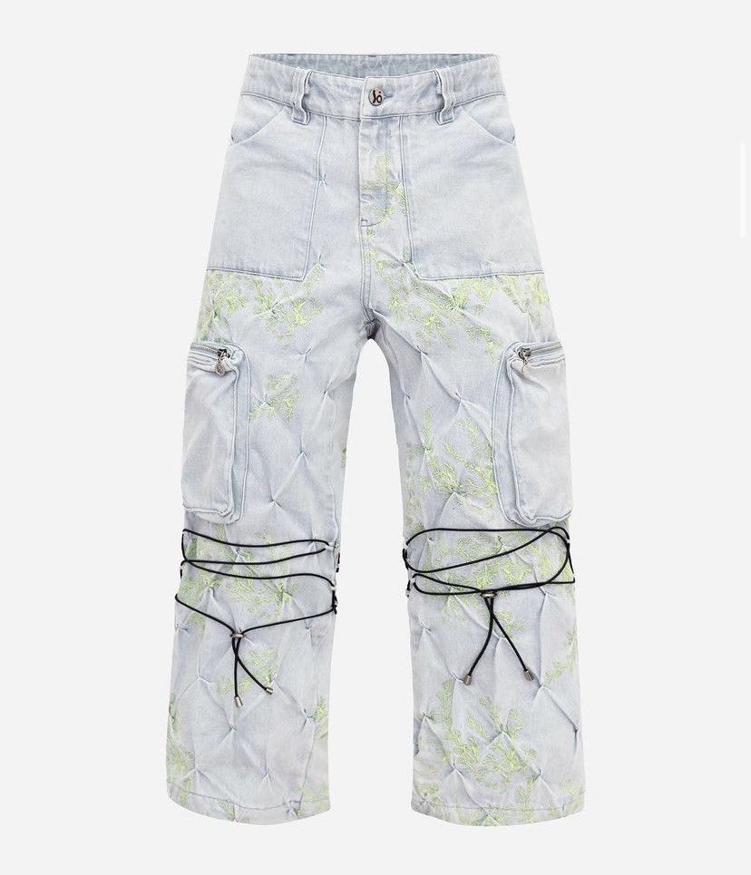 Archival Clothing BadSon Overgrowth Denim Cargo Pants | Grailed