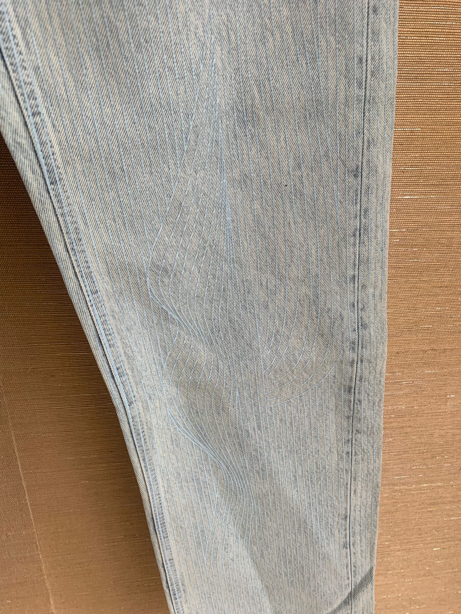 Y/Project Vine Embroidery Denim in Bleach Indigo Size US 28 / EU 44 - 14 Thumbnail