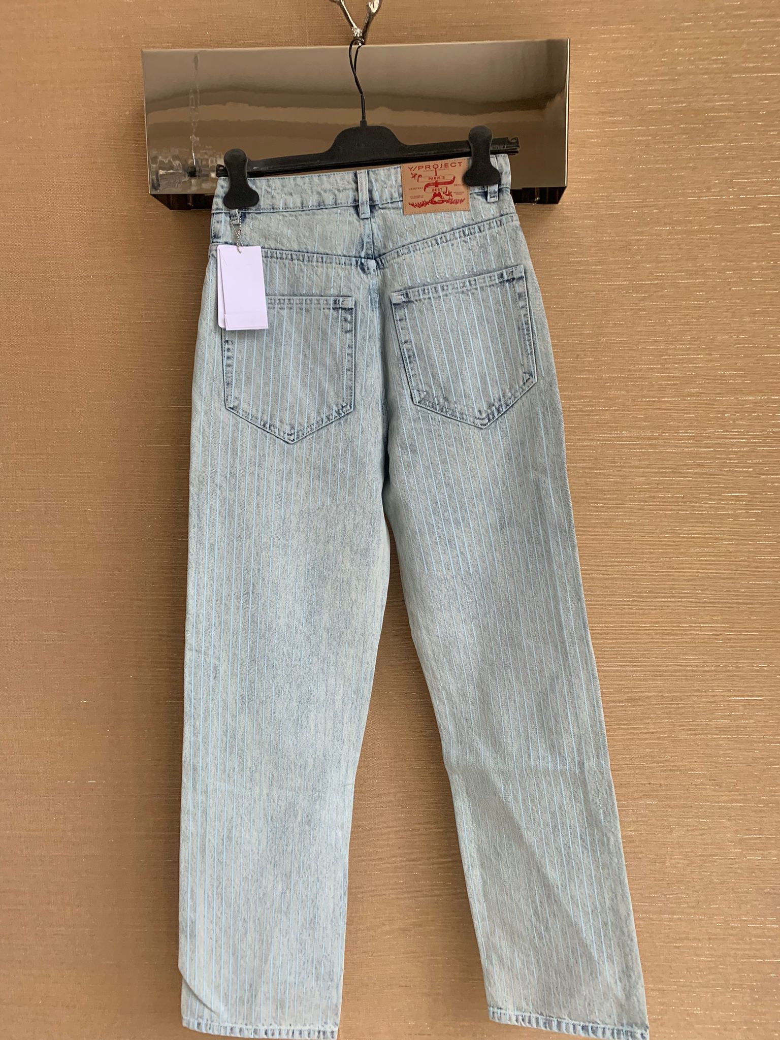 Y/Project Vine Embroidery Denim in Bleach Indigo Size US 28 / EU 44 - 13 Thumbnail