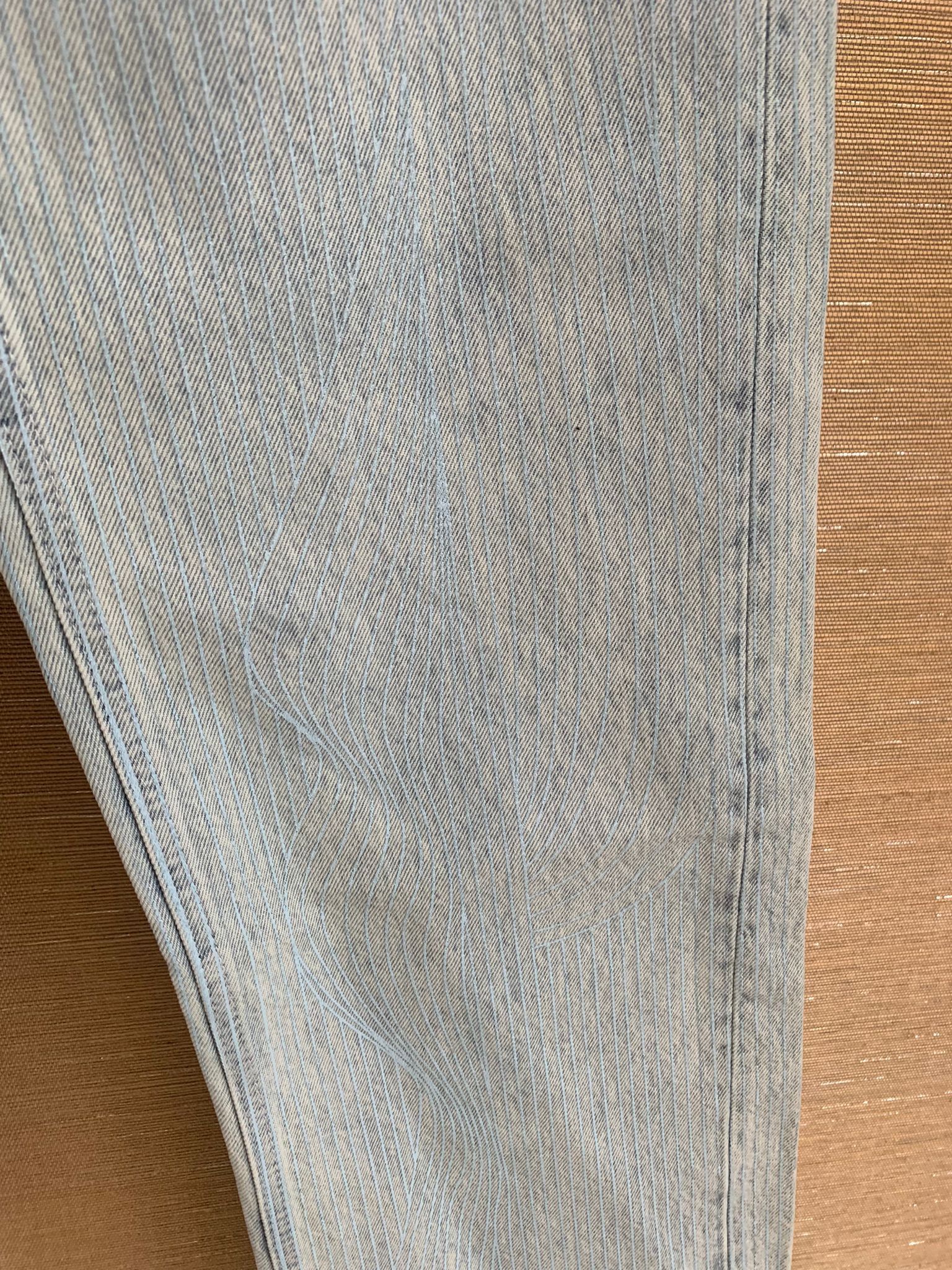 Y/Project Vine Embroidery Denim in Bleach Indigo Size US 28 / EU 44 - 11 Thumbnail