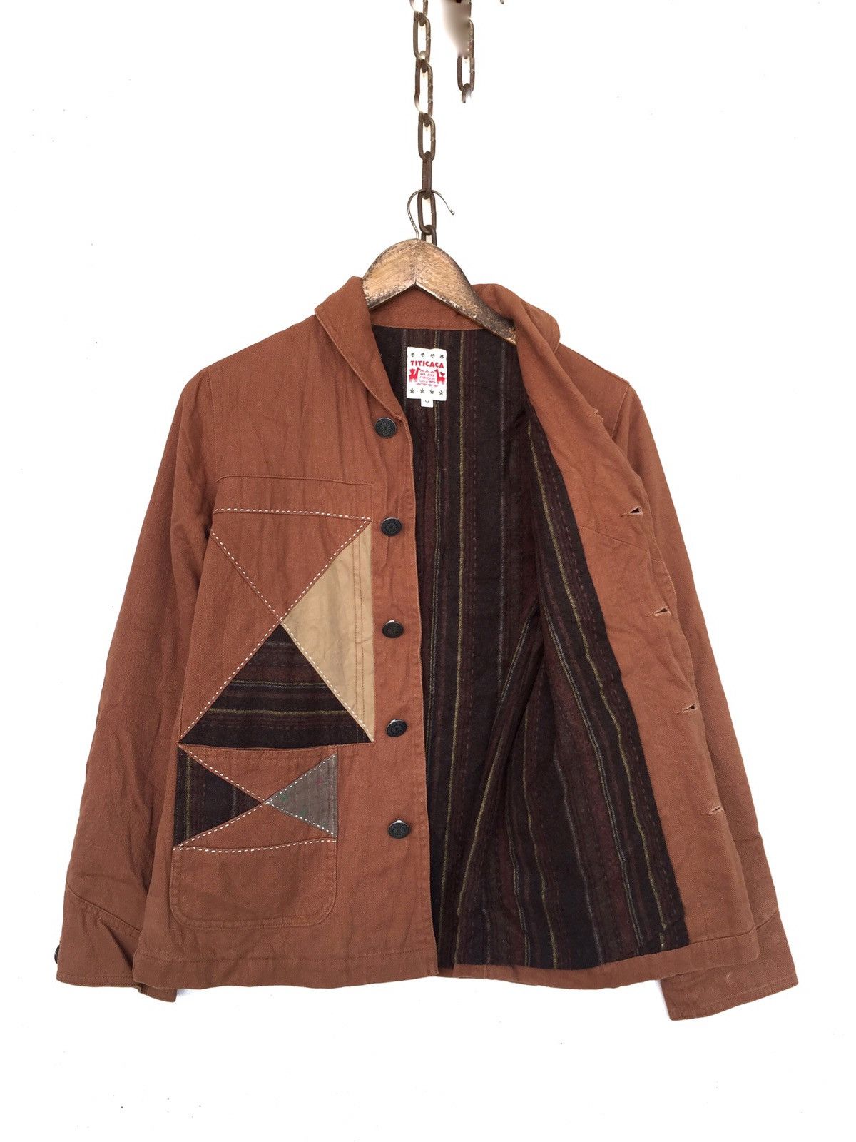 Japanese Brand × Vintage Vintage Titicaca Patchwork Jacket Size US M / EU 48-50 / 2 - 2 Thumbnail