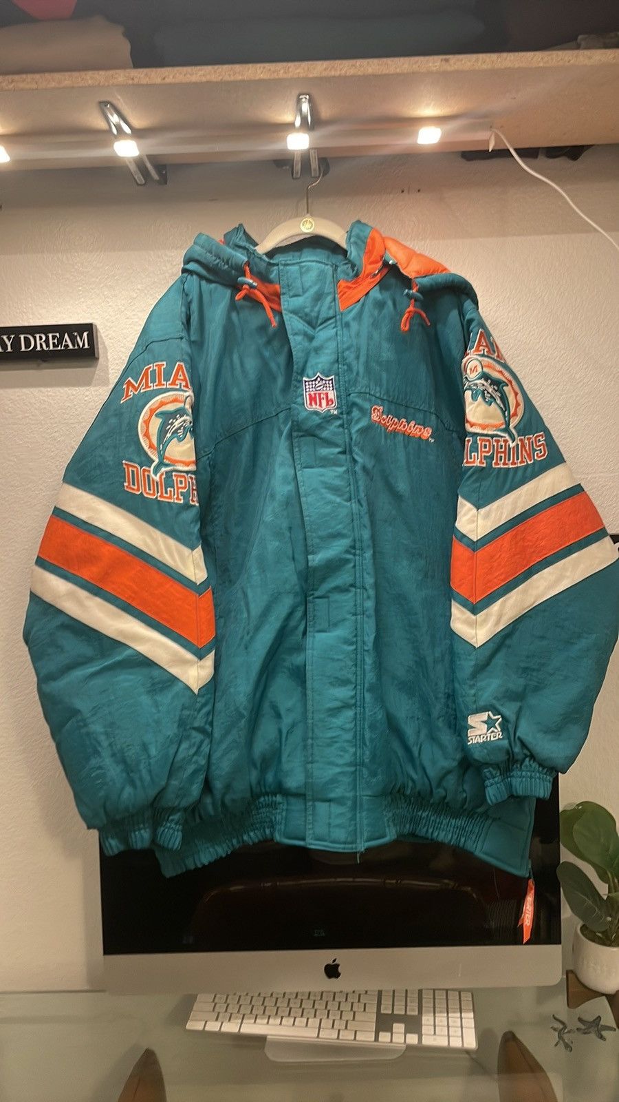 Vintage 90s MIAMI DOLPHINS NFL Starter Nylon Jacket XXL – XL3 VINTAGE  CLOTHING