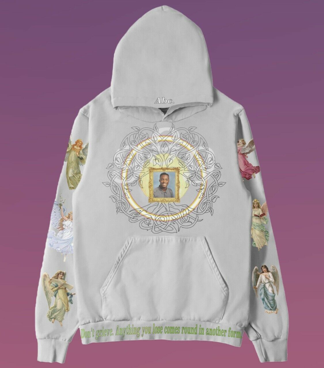 999 Club × Advisory Board Crystals M Advisory Board Crystals Juice Wrld Hoodie 999 Club Gray Size US M / EU 48-50 / 2 - 1 Thumbnail