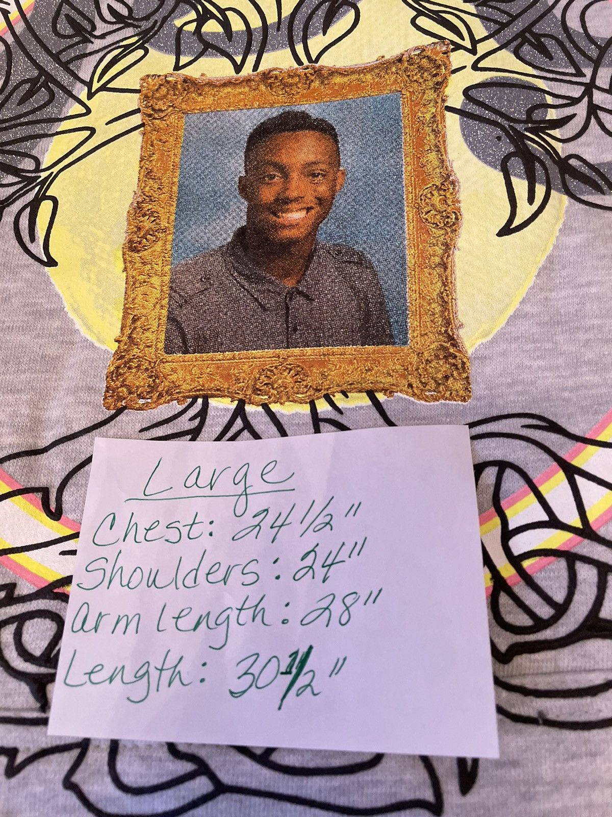 999 Club × Advisory Board Crystals M Advisory Board Crystals Juice Wrld Hoodie 999 Club Gray Size US M / EU 48-50 / 2 - 3 Thumbnail