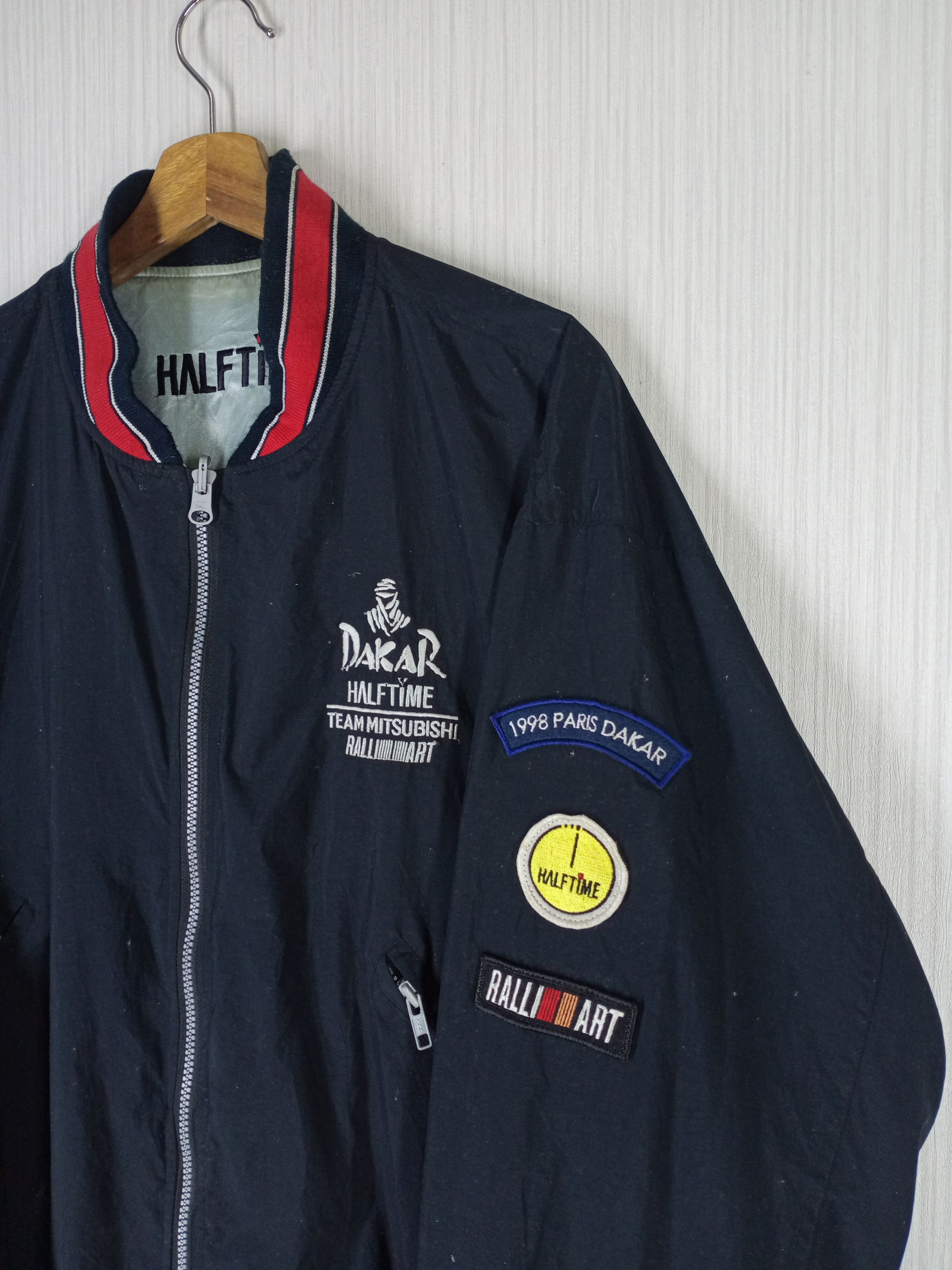 Sports Specialties 1998 Paris Dakar Team Mitsubishi Ralliart Reversible Jacket Size US L / EU 52-54 / 3 - 6 Thumbnail