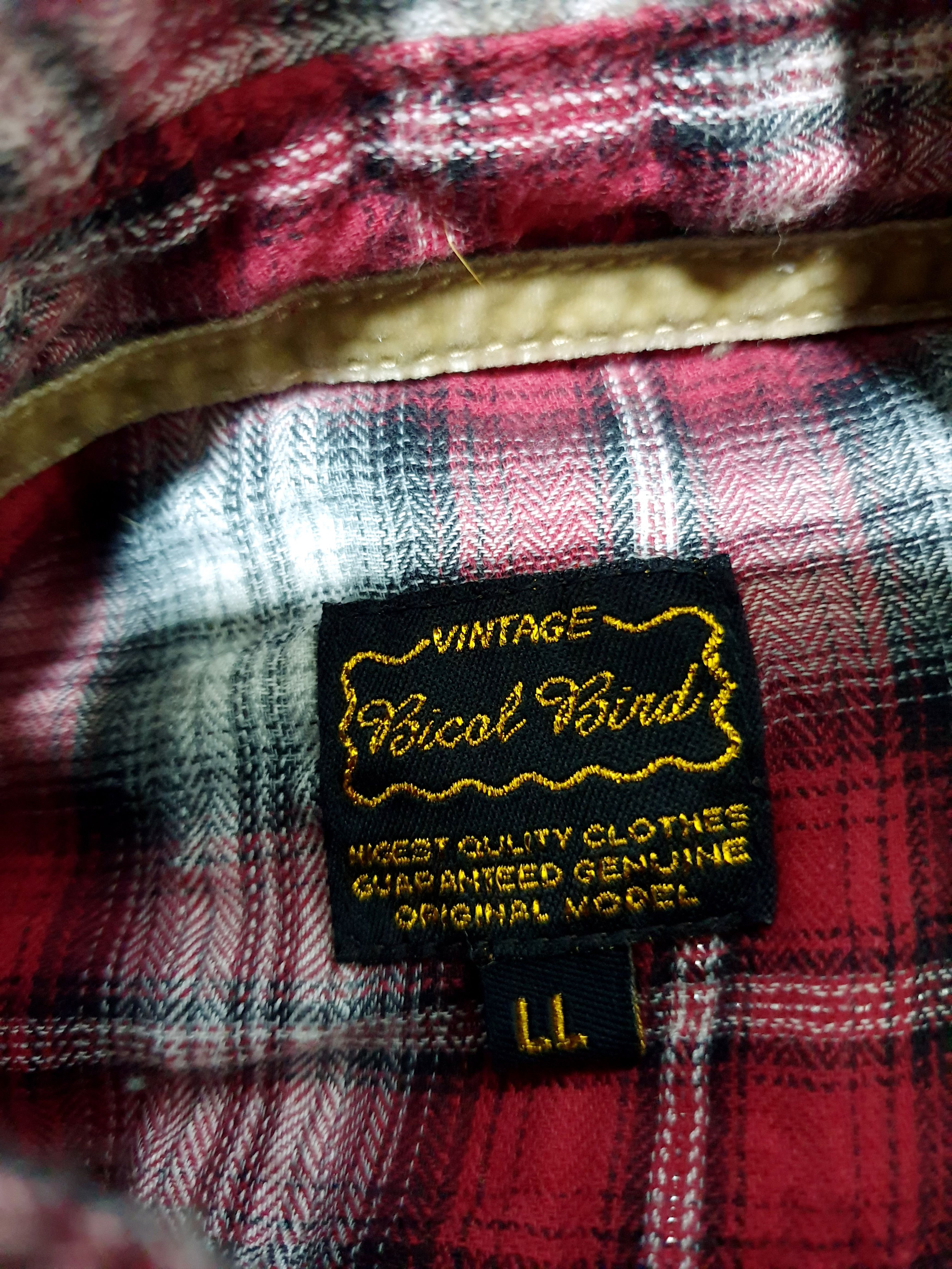 Japanese Brand 💥Bicol bird japanese checkered Flannel shirt Size US L / EU 52-54 / 3 - 6 Thumbnail