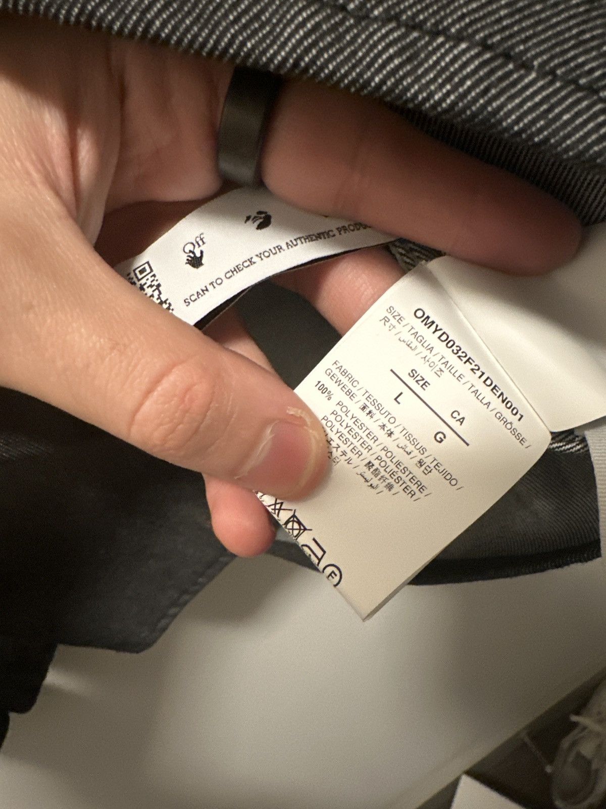 Off-White Off-White Denim Shirt Jacket Size US L / EU 52-54 / 3 - 6 Thumbnail