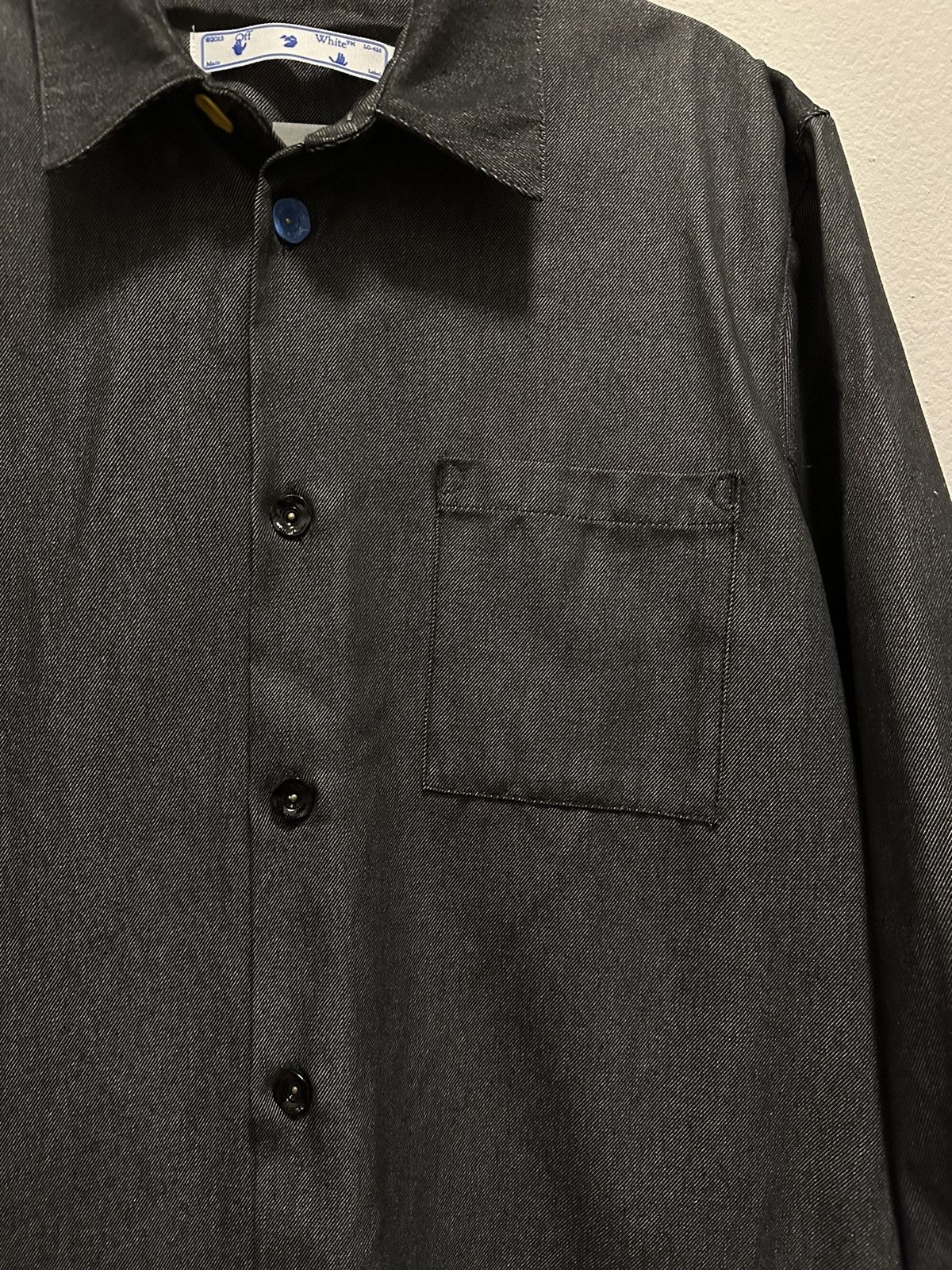 Off-White Off-White Denim Shirt Jacket Size US L / EU 52-54 / 3 - 2 Thumbnail