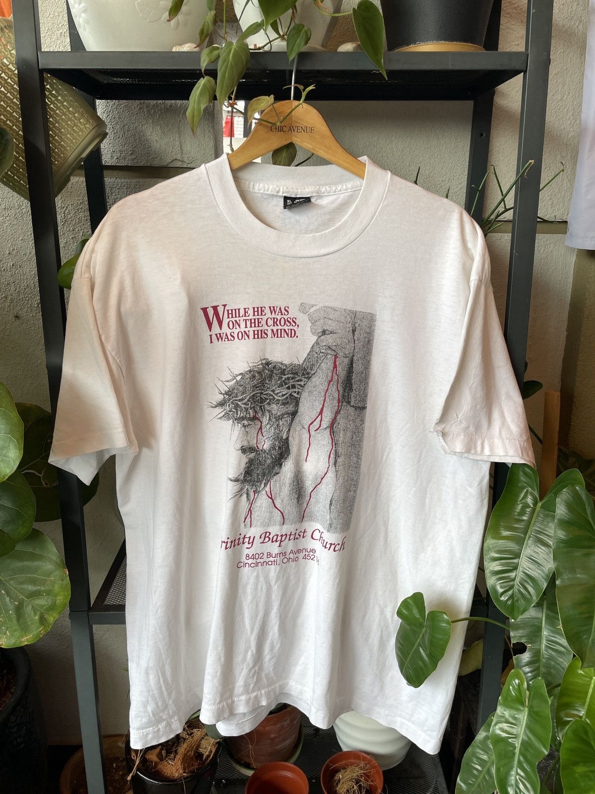 Vintage Rare Vtg Jesus shirt Size US XL / EU 56 / 4 - 1 Thumbnail
