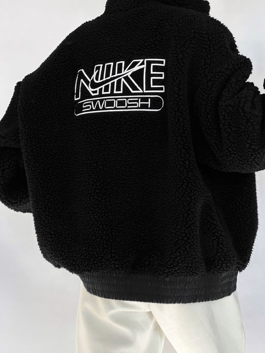 Nike Nike Sherpa Fleece Jacket Swoosh | Grailed