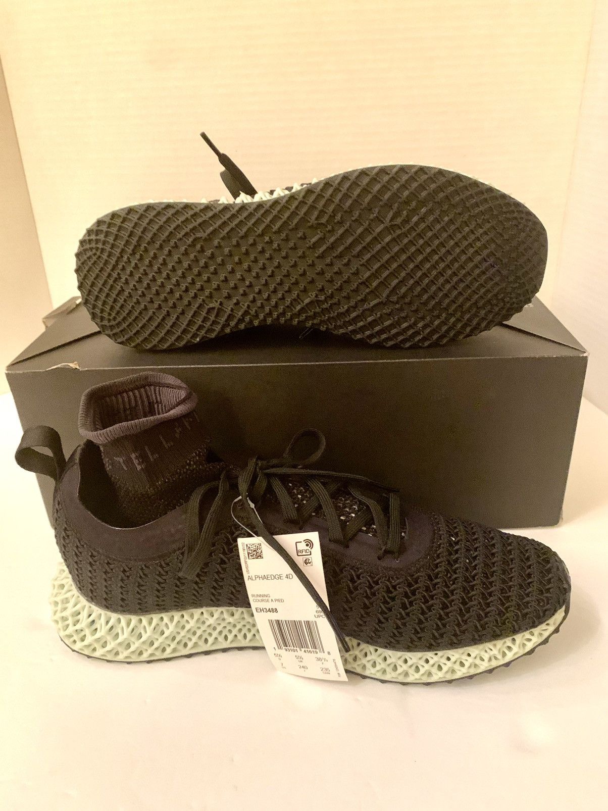 adidas gazelle silver green womens adidas by Stella McCartney AlphaEdge 4D