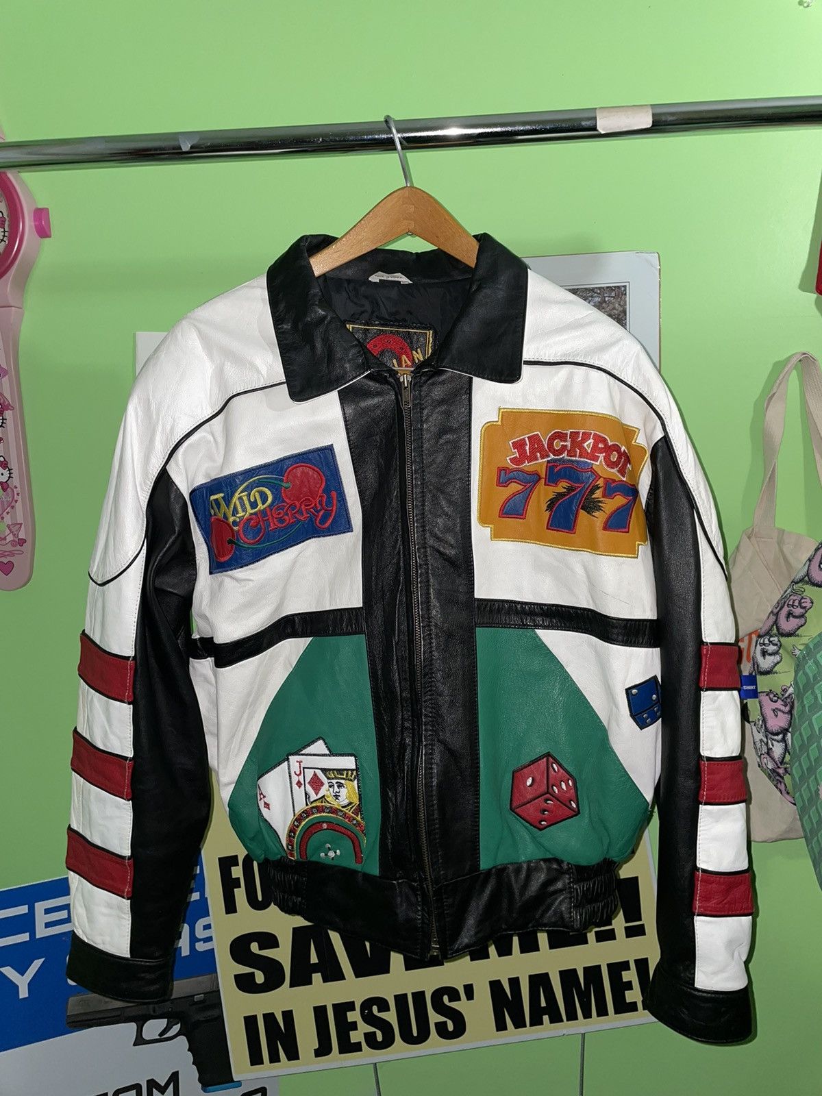 Vintage Las Vegas Leather Jacket Grailed