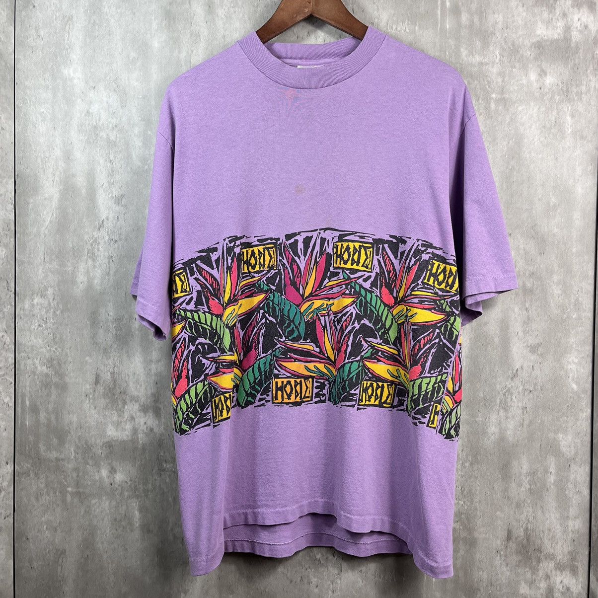 Vintage 80s Hobie T-Shirt USA Hawaiian Surfer Surfing Shirt