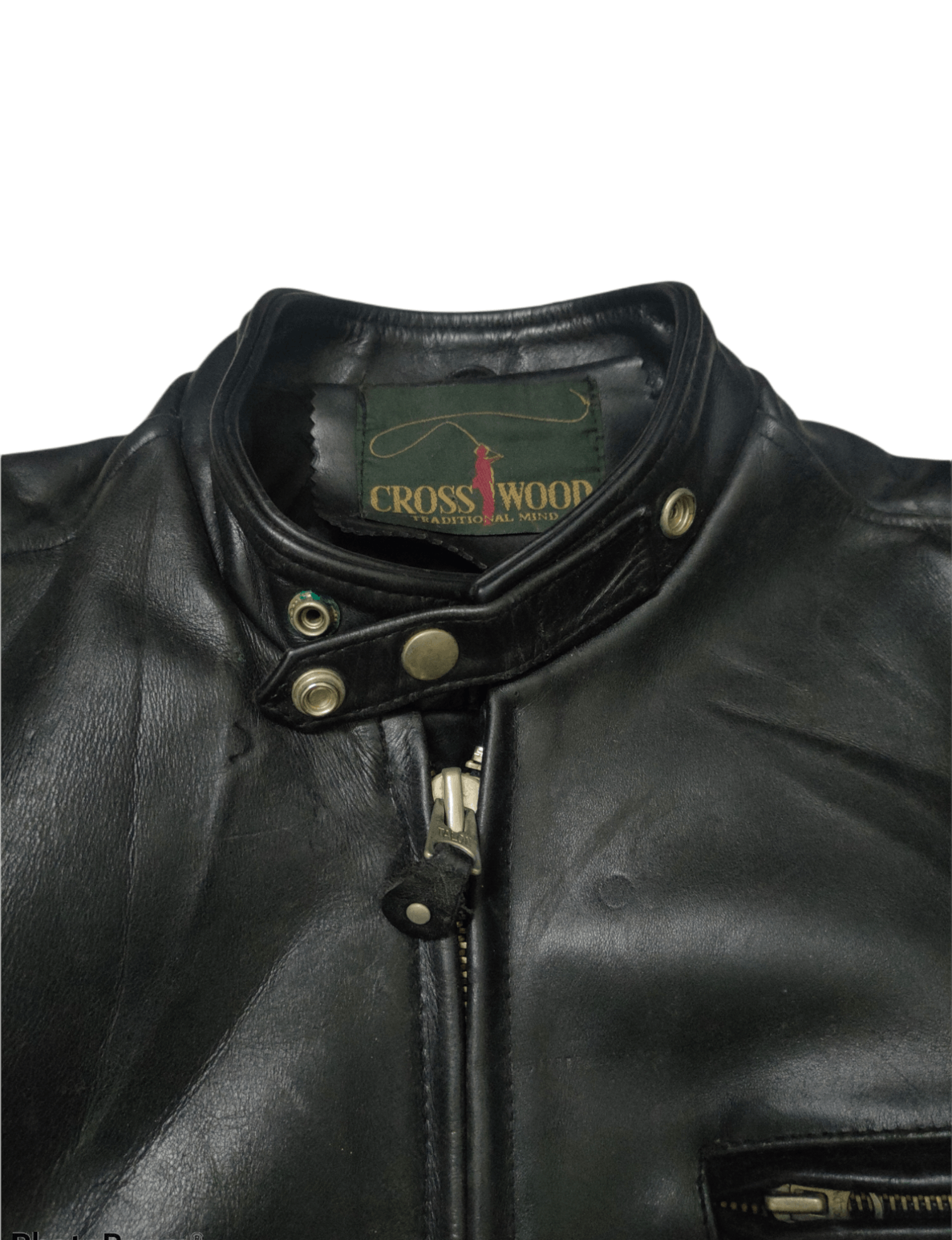 Vintage Vintage Crosswood Leather Jacket Size US S / EU 44-46 / 1 - 5 Thumbnail