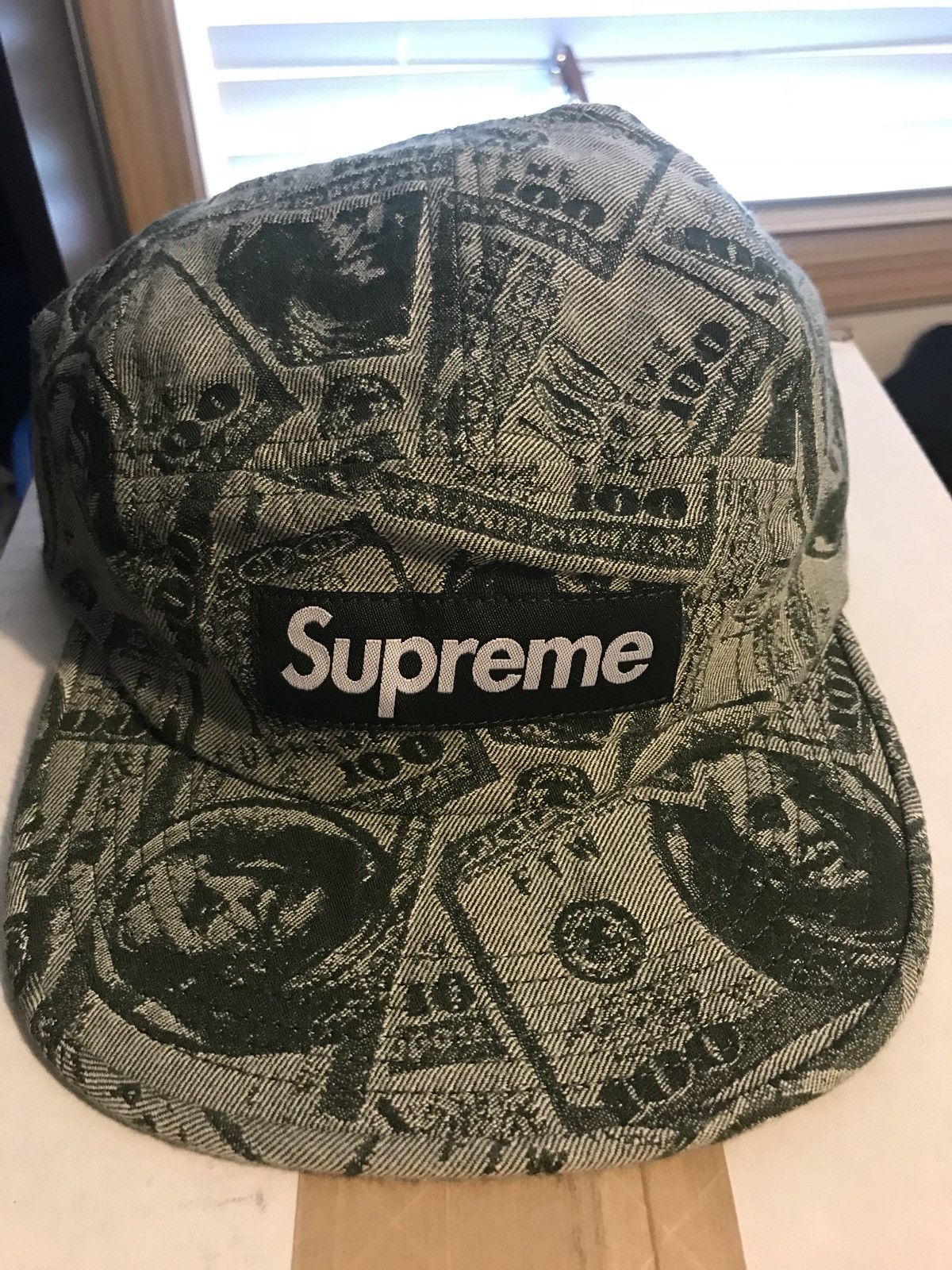 Supreme 100 Dollar Bill Camp Cap | Grailed