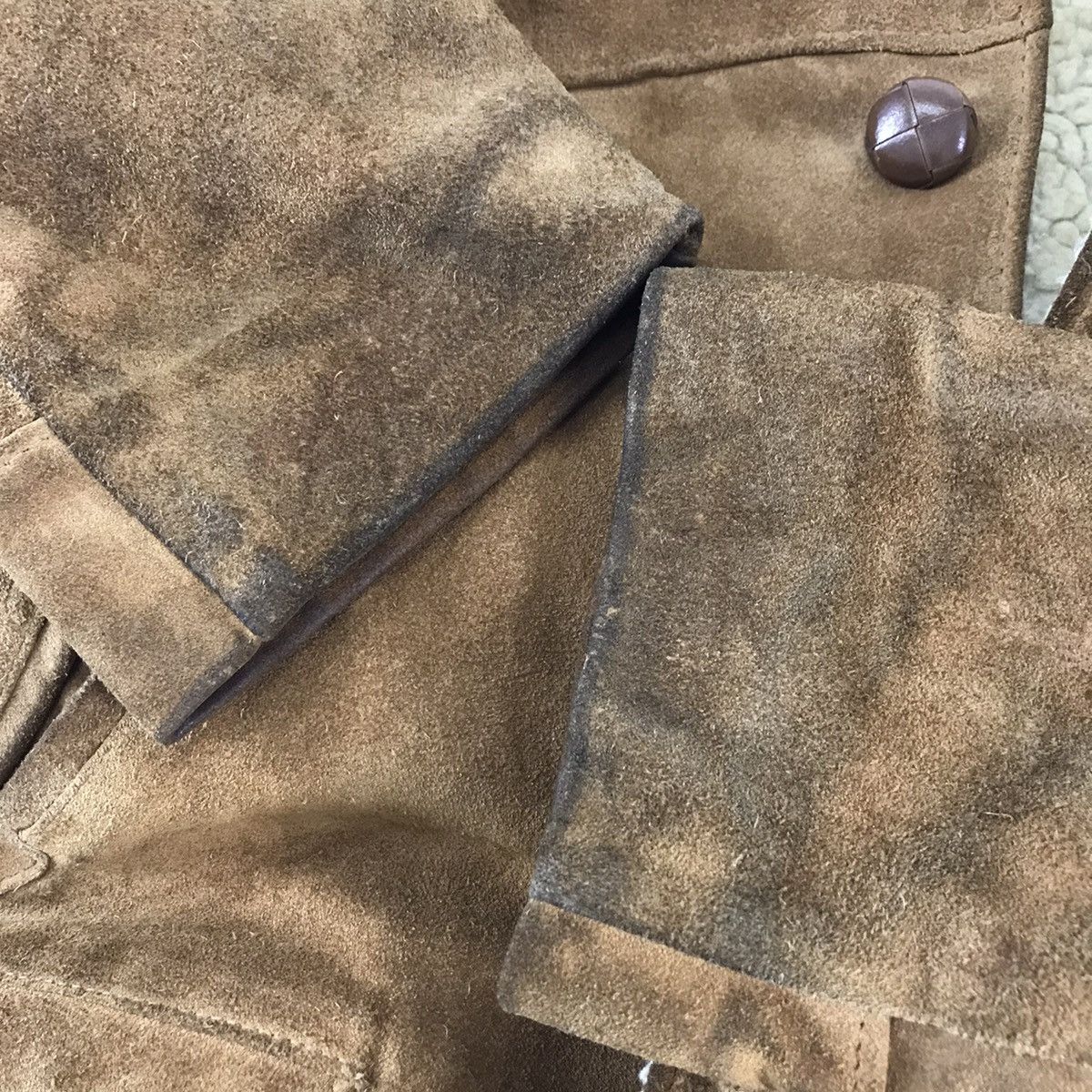 Schott Western By Schott leather Sherpa Jacket Size US L / EU 52-54 / 3 - 8 Thumbnail
