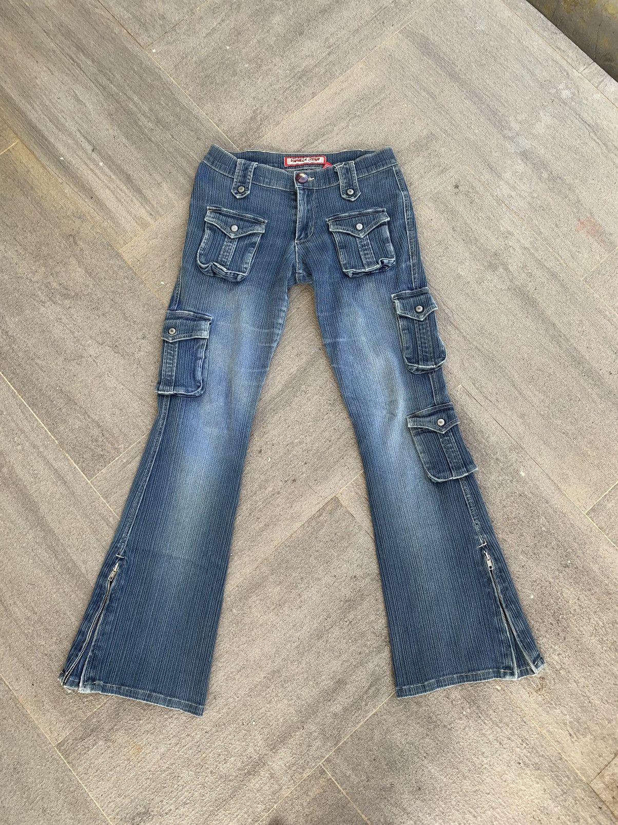 Other Vanilla Star Strecthable Bootcut Cargo Pants for Women Size US 29 - 1 Thumbnail
