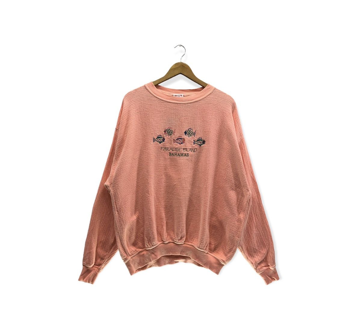 Vintage Paradise Island BAHAMAS Sweatshirt Hawaii Fish
