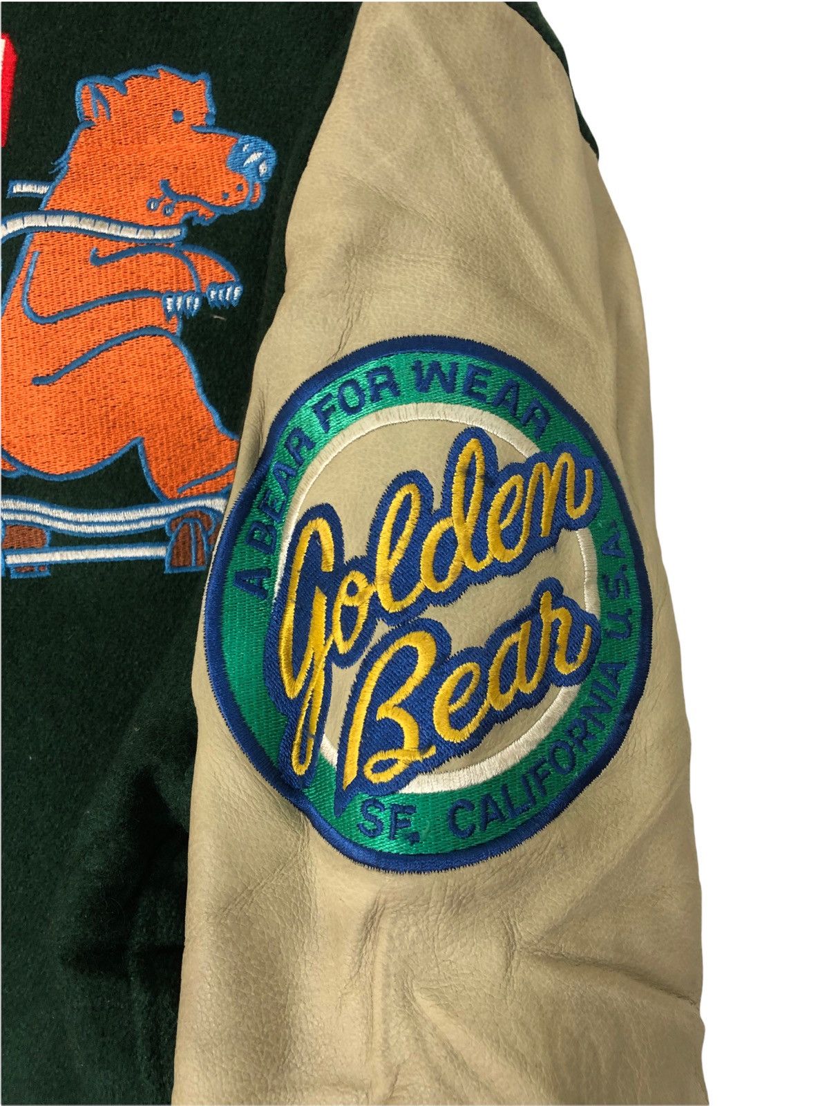 Golden Bear Vintage Golden Bear Wool Leather Varsity Jacket Size US L / EU 52-54 / 3 - 11 Thumbnail