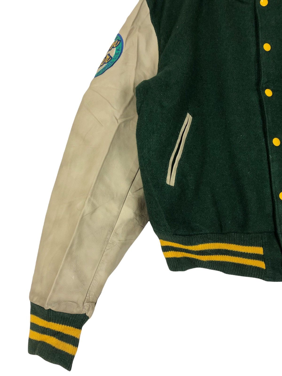 Golden Bear Vintage Golden Bear Wool Leather Varsity Jacket Size US L / EU 52-54 / 3 - 9 Thumbnail