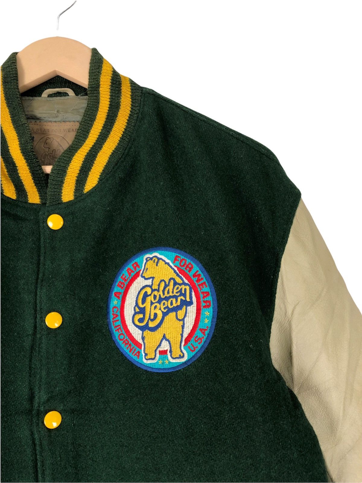 Golden Bear Vintage Golden Bear Wool Leather Varsity Jacket Size US L / EU 52-54 / 3 - 8 Thumbnail