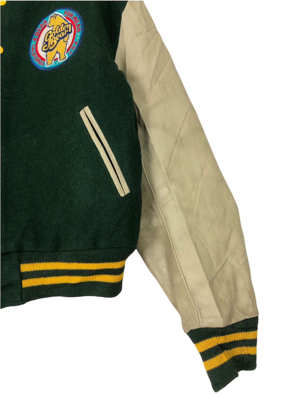 Golden Bear Vintage Golden Bear Wool Leather Varsity Jacket Size US L / EU 52-54 / 3 - 10 Thumbnail