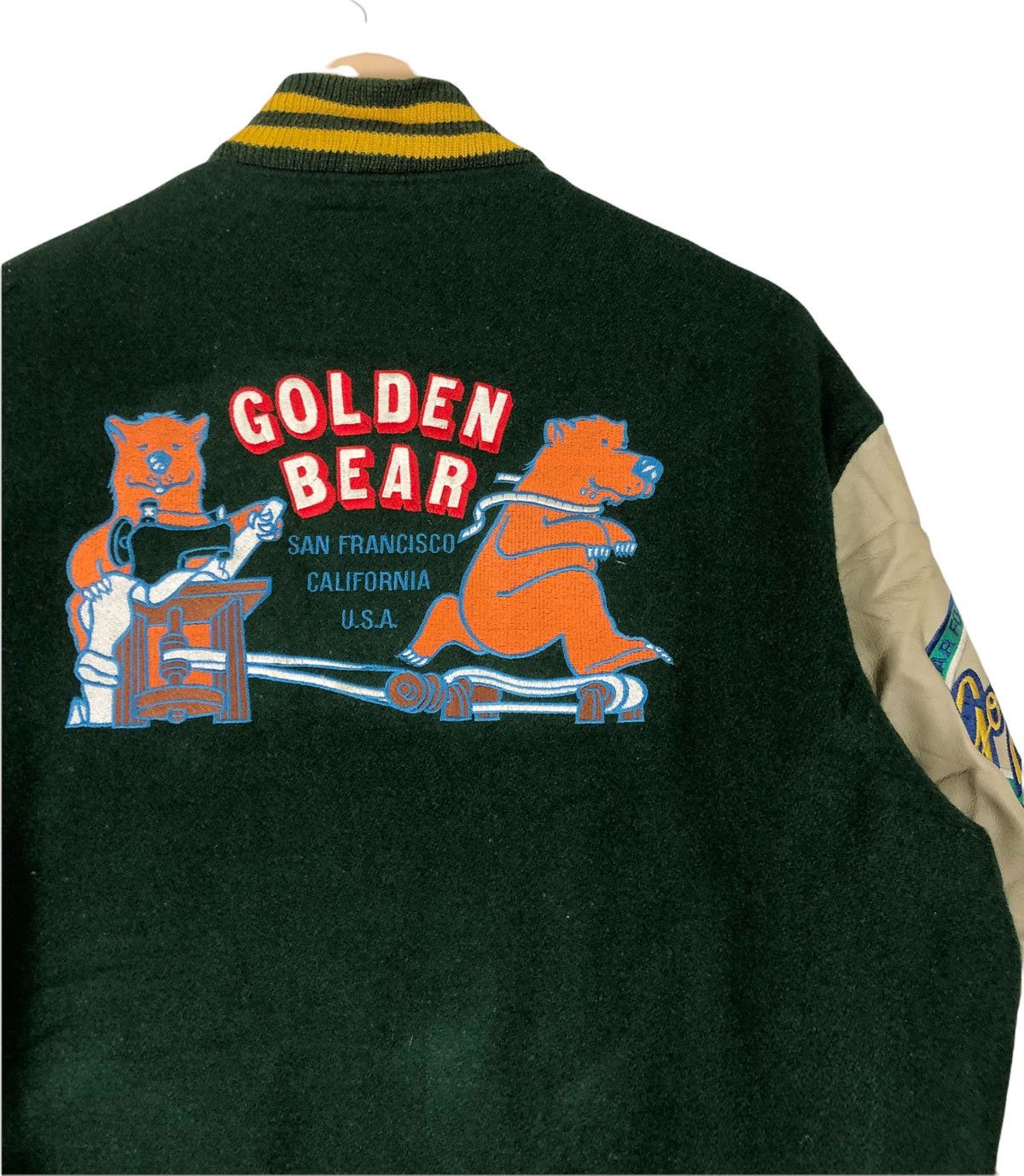 Golden Bear Vintage Golden Bear Wool Leather Varsity Jacket Size US L / EU 52-54 / 3 - 6 Thumbnail