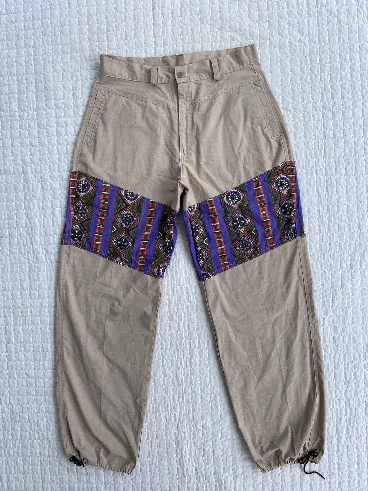 Japanese Brand Tisma Pant With Yoshinagakure Motive Size US 32 / EU 48 - 3 Thumbnail