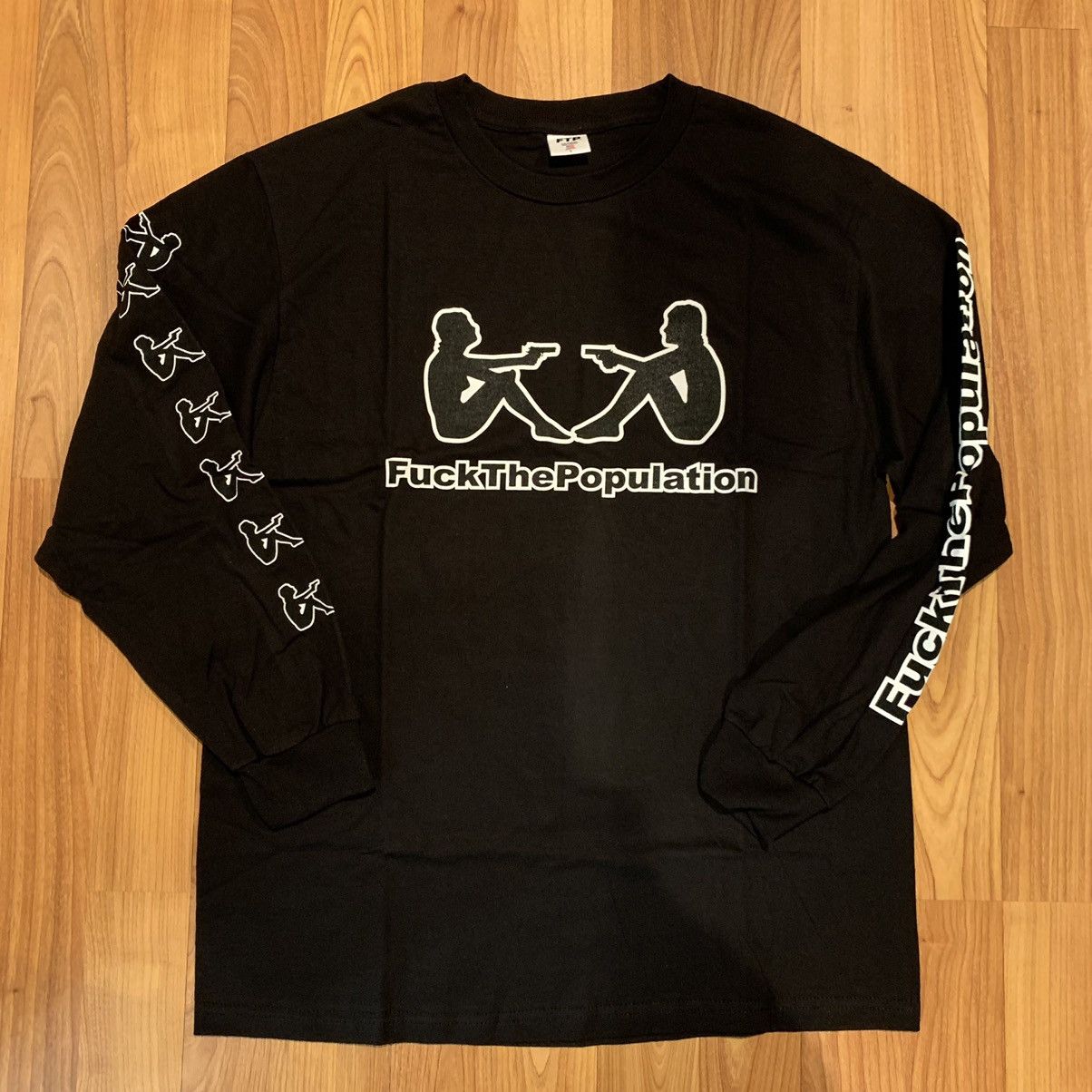 Fuck The Population FTP BUST A KAPPA L/S(BLACK) - Large | Grailed