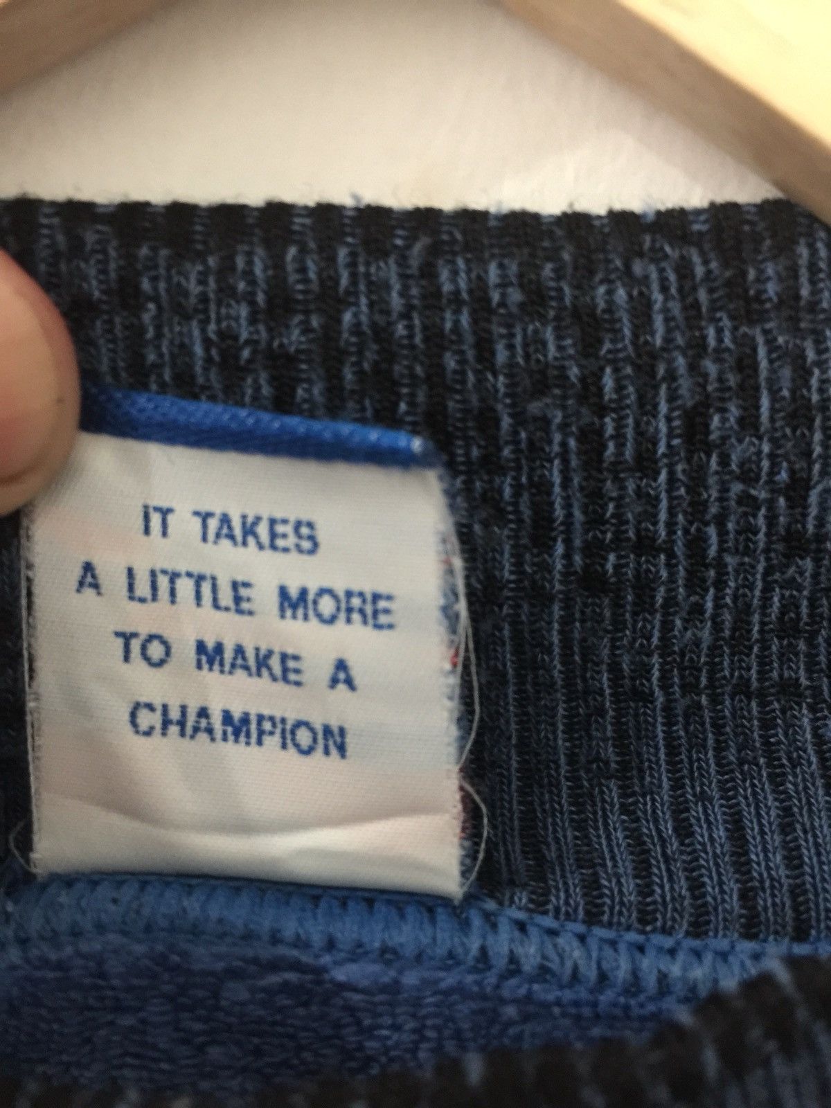 Champion × Vintage Vintage 80’s Champion Spell Out Big Logo Sweatshirts Size US L / EU 52-54 / 3 - 4 Thumbnail