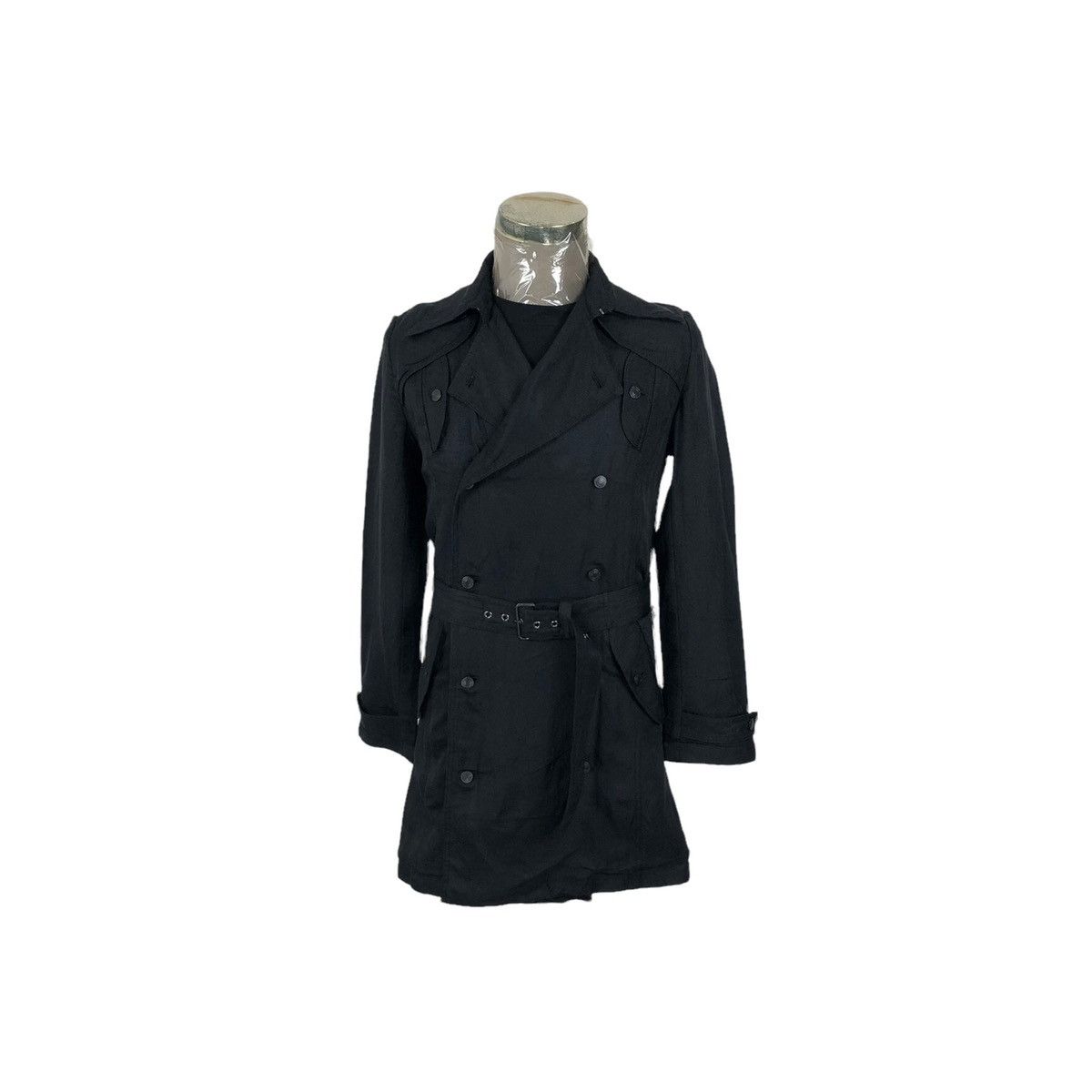 0 0000 By N°A.C.C Shimamura Japan Trench Coat Size L / US 10 / IT 46 - 2 Thumbnail
