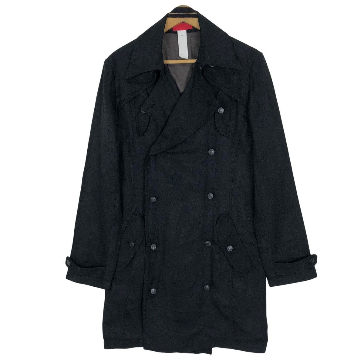 0 0000 By N°A.C.C Shimamura Japan Trench Coat Size L / US 10 / IT 46 - 3 Thumbnail