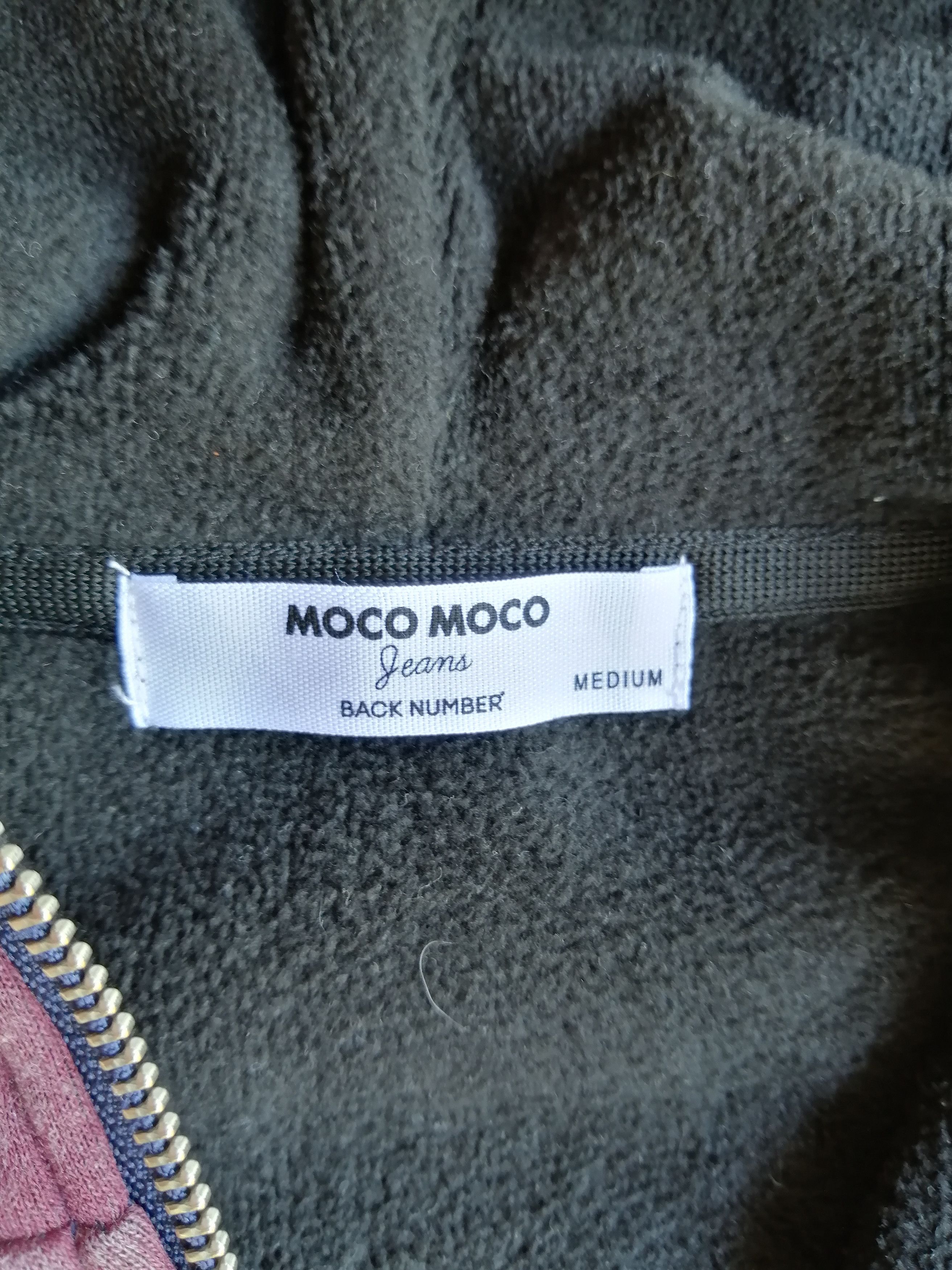Designer × Japanese Brand Vintage Moco Moco Jeans Back Number Hoodie Sweater Size US M / EU 48-50 / 2 - 3 Thumbnail
