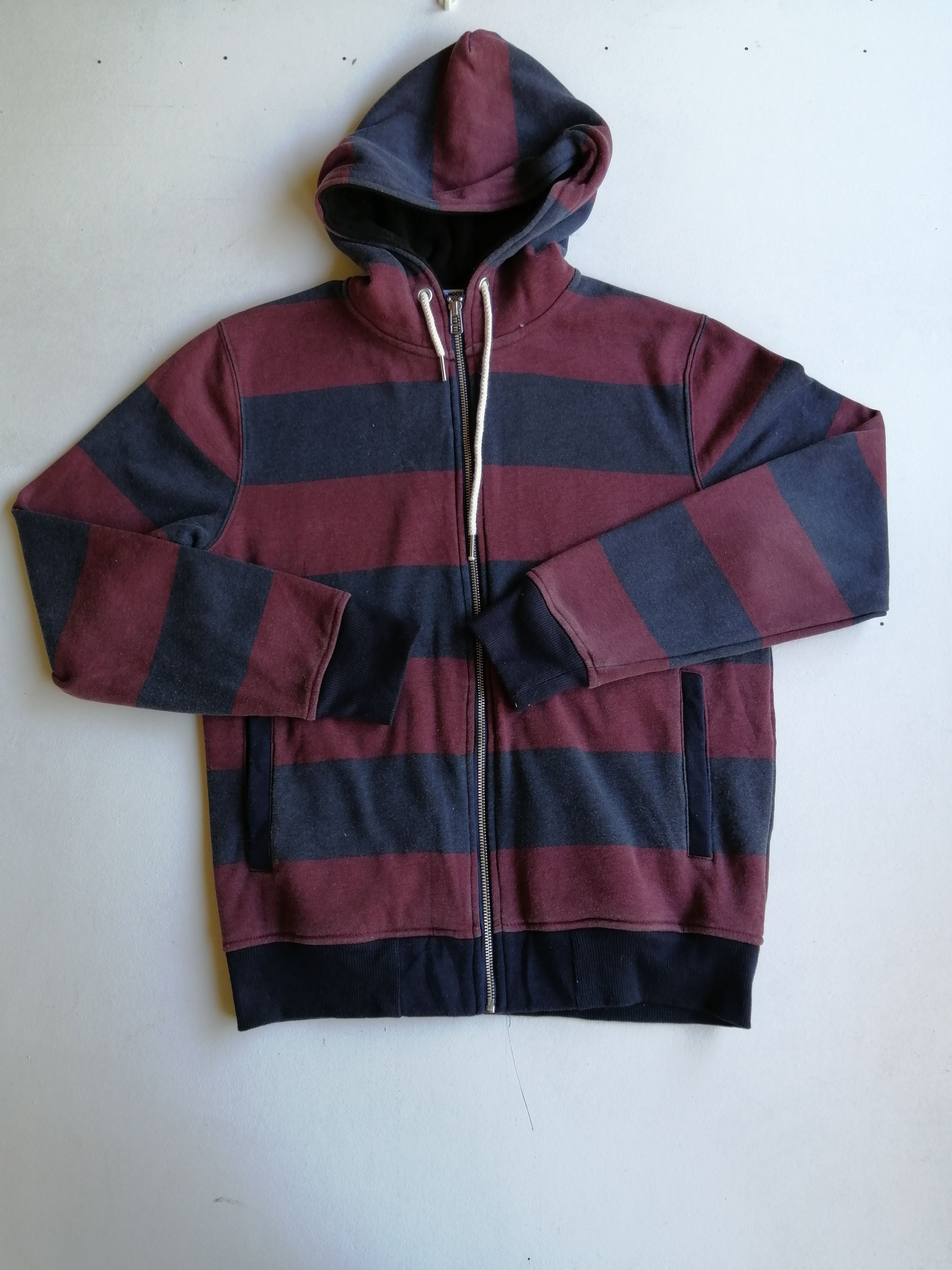 Designer × Japanese Brand Vintage Moco Moco Jeans Back Number Hoodie Sweater Size US M / EU 48-50 / 2 - 1 Thumbnail