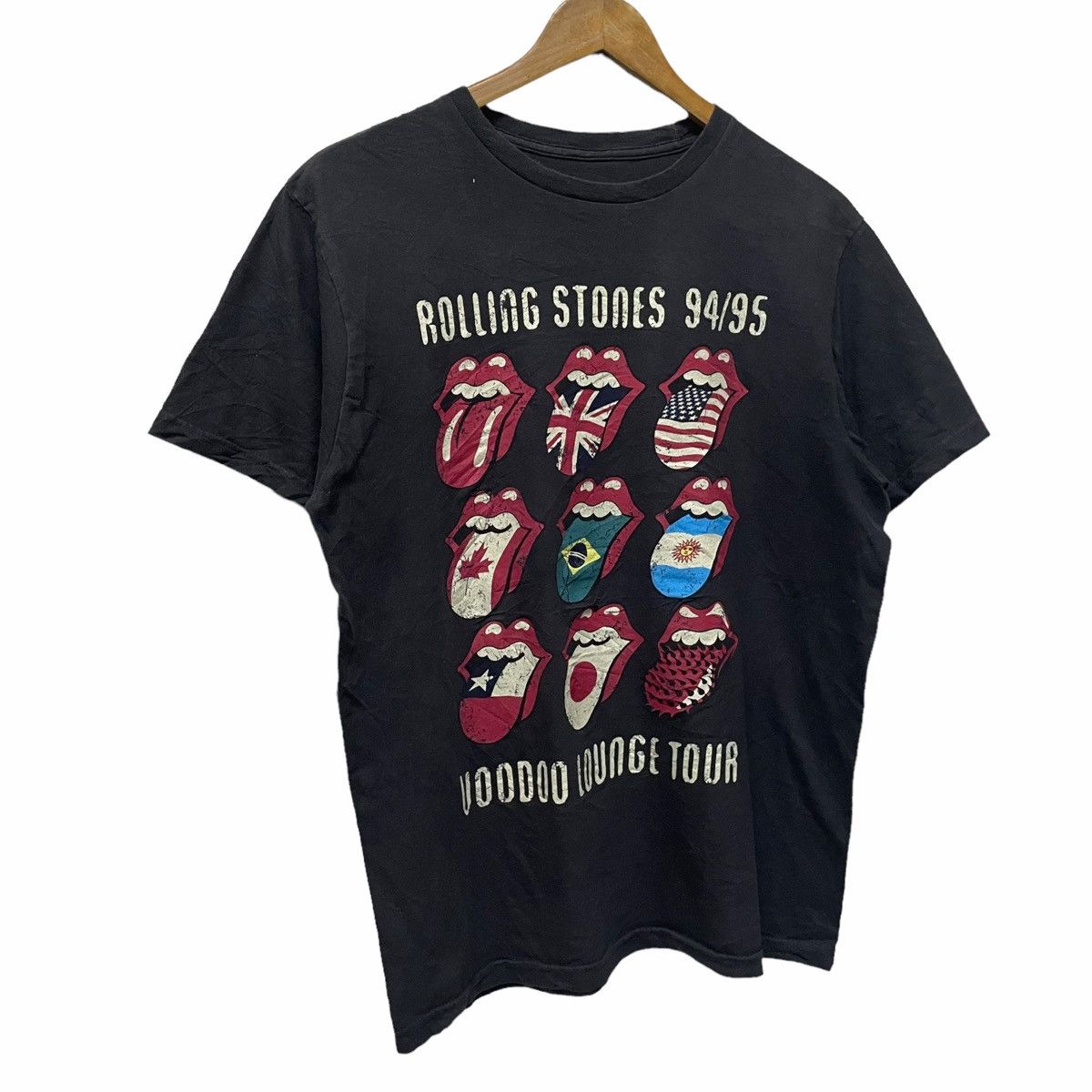 Band Tees × The Rolling Stones × Vintage 💥Vintage The Rolling Stones Voodoo Lounge Tour T-Shirt Size US L / EU 52-54 / 3 - 3 Thumbnail