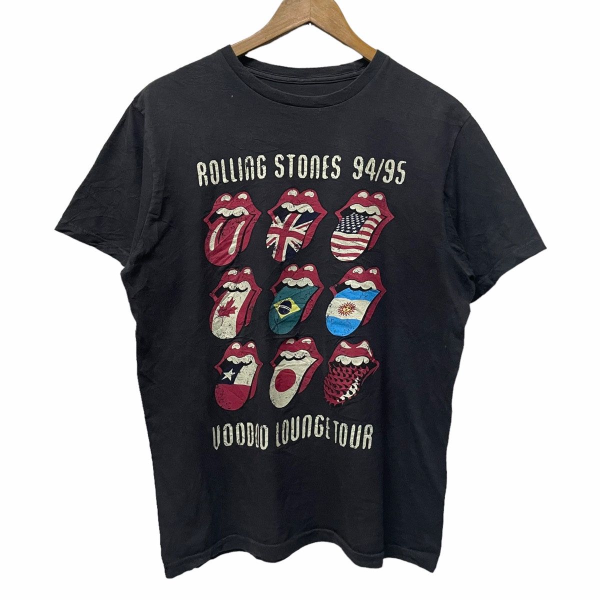 Band Tees × The Rolling Stones × Vintage 💥Vintage The Rolling Stones Voodoo Lounge Tour T-Shirt Size US L / EU 52-54 / 3 - 1 Thumbnail