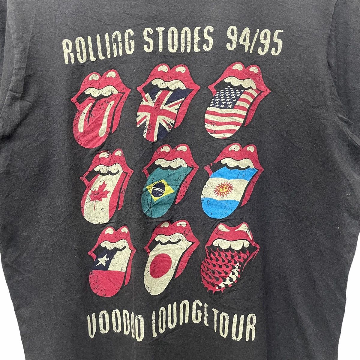 Band Tees × The Rolling Stones × Vintage 💥Vintage The Rolling Stones Voodoo Lounge Tour T-Shirt Size US L / EU 52-54 / 3 - 5 Thumbnail