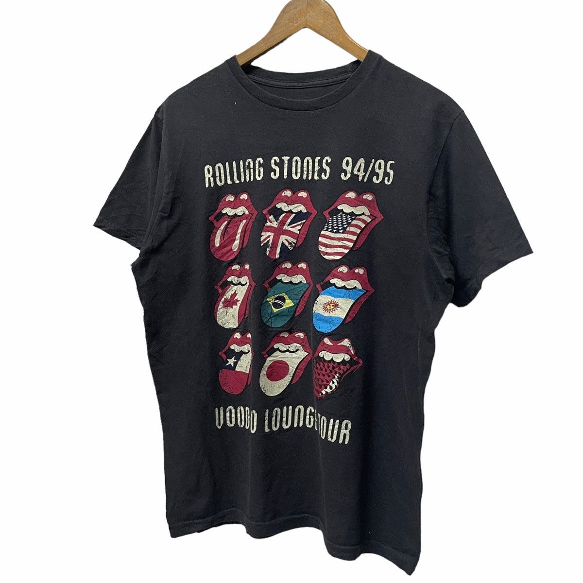 Band Tees × The Rolling Stones × Vintage 💥Vintage The Rolling Stones Voodoo Lounge Tour T-Shirt Size US L / EU 52-54 / 3 - 2 Thumbnail