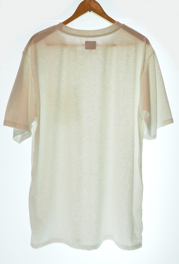 Short Sleeve T-Shirts White One Point Logo Pocket Polyester