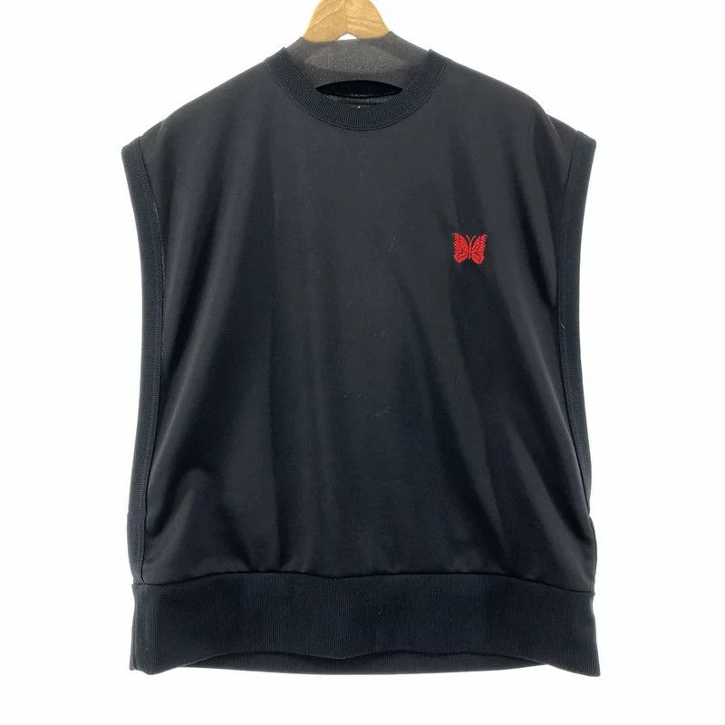 Tank Top Black Logo One Point Sleeveless