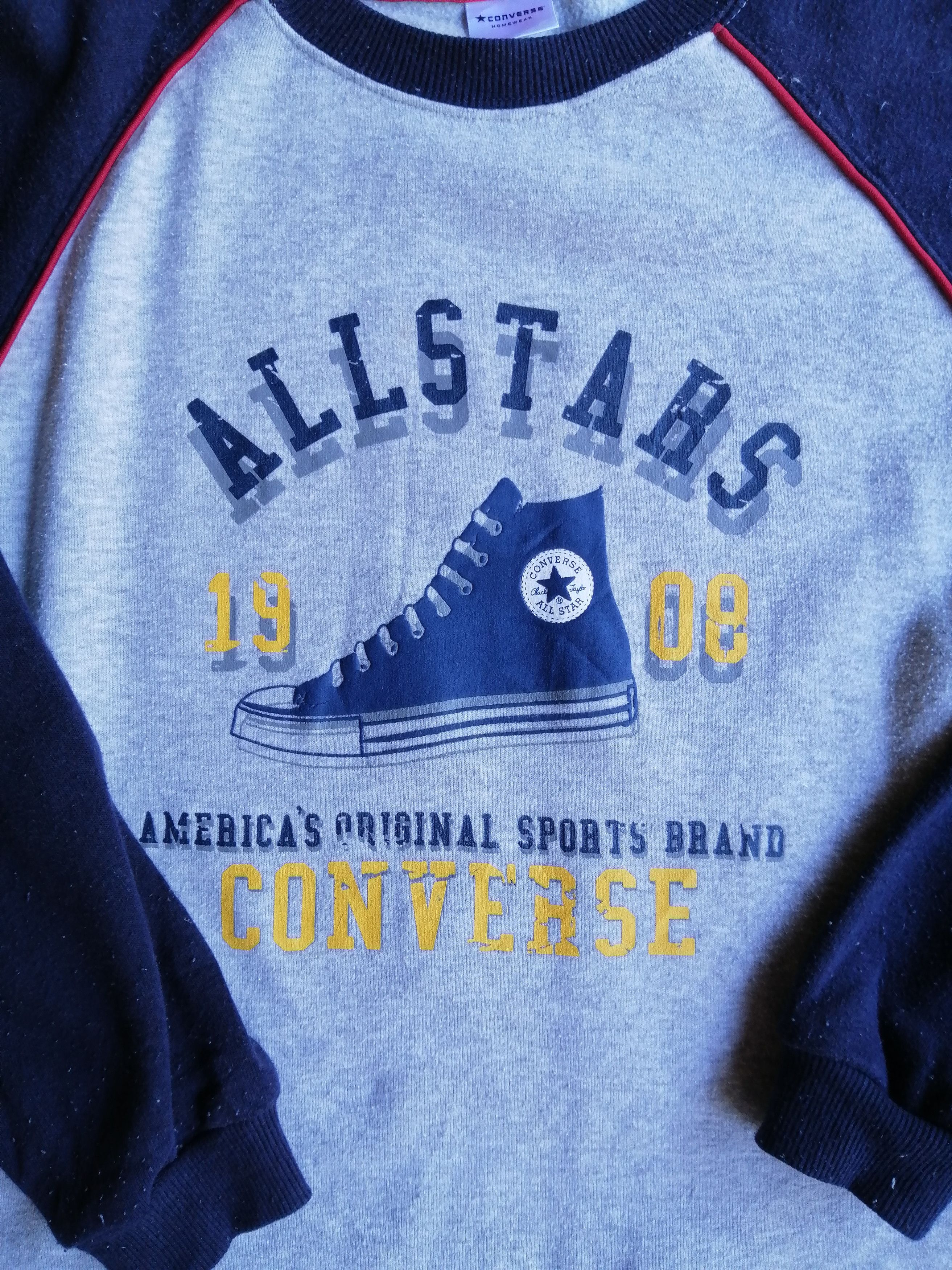 Designer × Vintage Vintage Converse All Star Long Sleeve T-Shirt Size US L / EU 52-54 / 3 - 4 Thumbnail