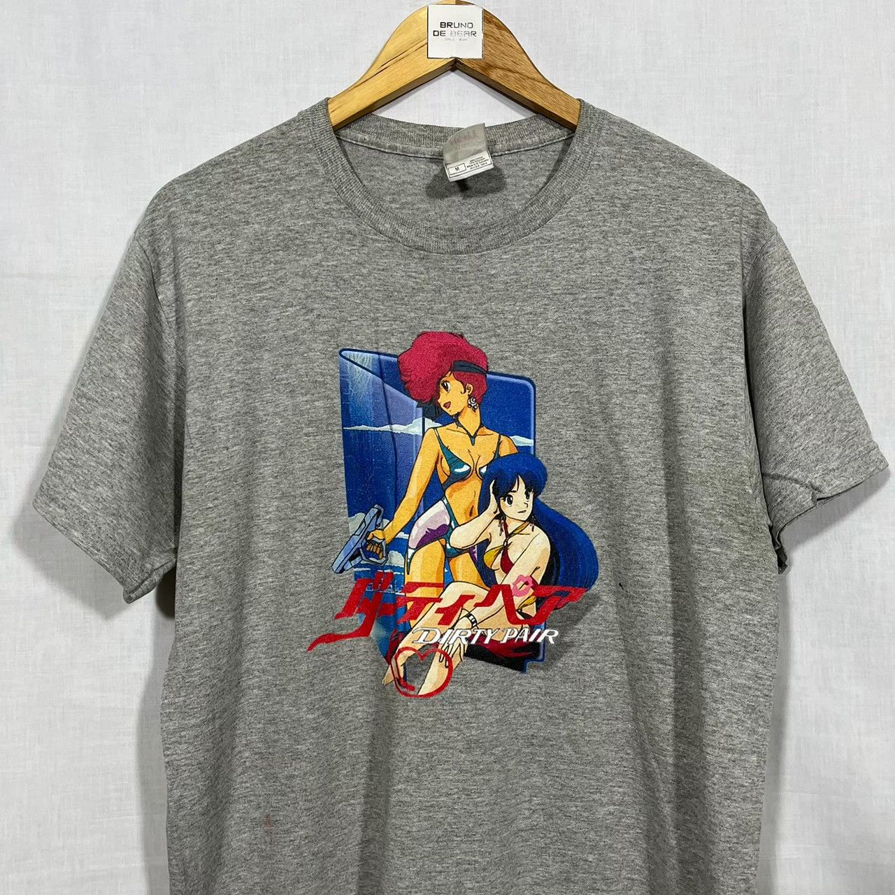 通販 送料無料  Anima × Vintage Vintage The Dirty Pair Yuri Comic Anime カットソー(長袖/七分)