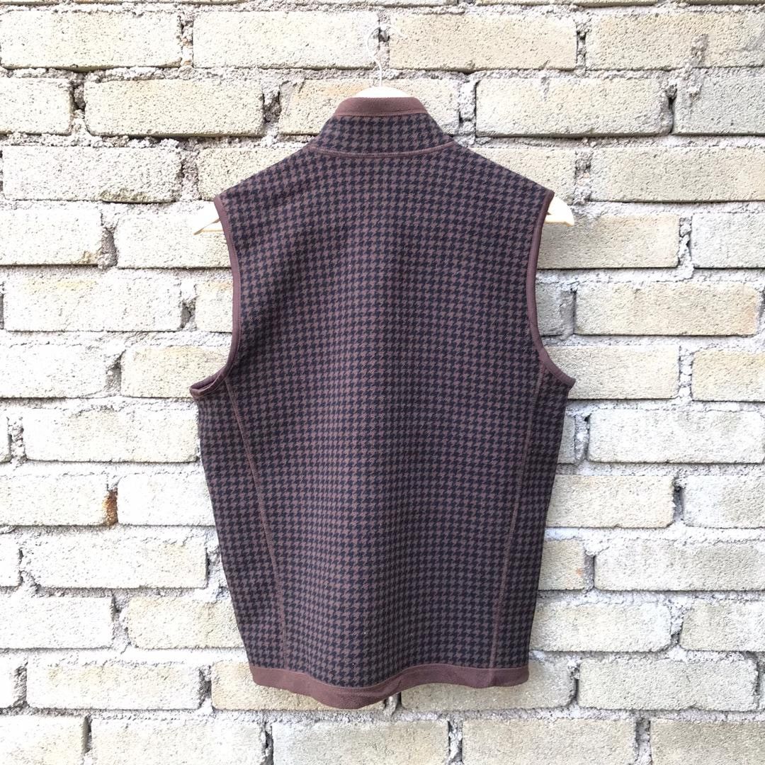 Japanese Brand × Uniqlo Dark Brown checkered Reversible Vest fleece zipper Size US M / EU 48-50 / 2 - 4 Thumbnail