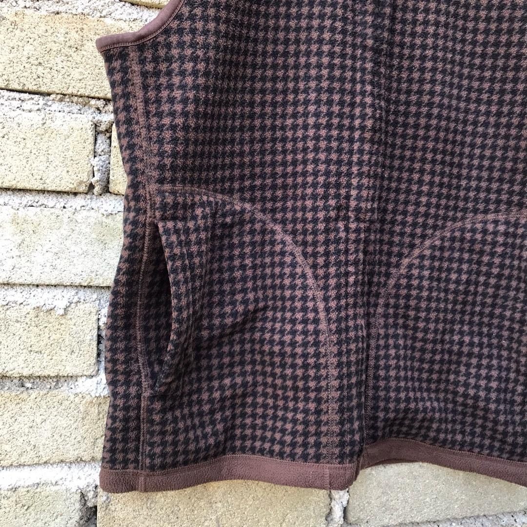 Japanese Brand × Uniqlo Dark Brown checkered Reversible Vest fleece zipper Size US M / EU 48-50 / 2 - 3 Thumbnail