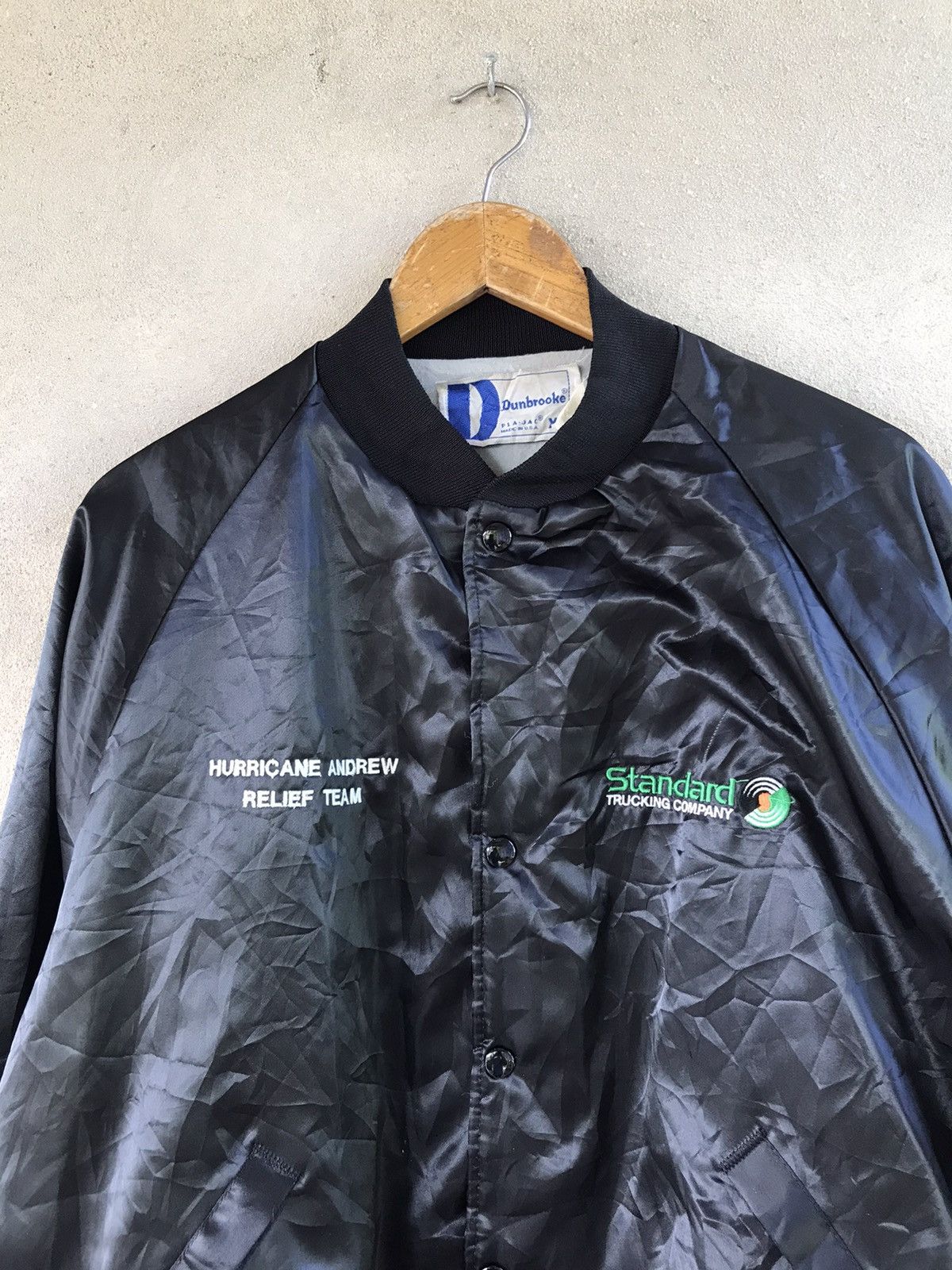 Vintage RARE VINTAGE DUNBROOKE HURRICANE VARSITY STYLE JACKET Size US L / EU 52-54 / 3 - 5 Thumbnail