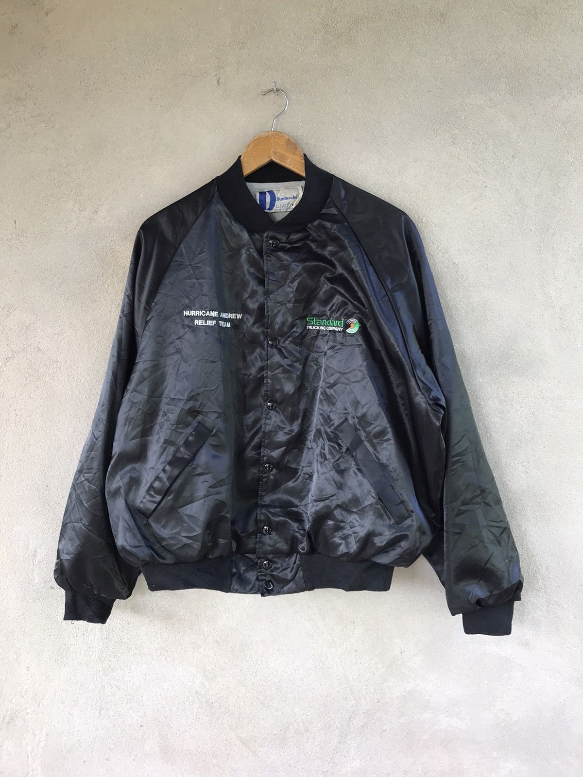 Vintage RARE VINTAGE DUNBROOKE HURRICANE VARSITY STYLE JACKET Size US L / EU 52-54 / 3 - 2 Thumbnail